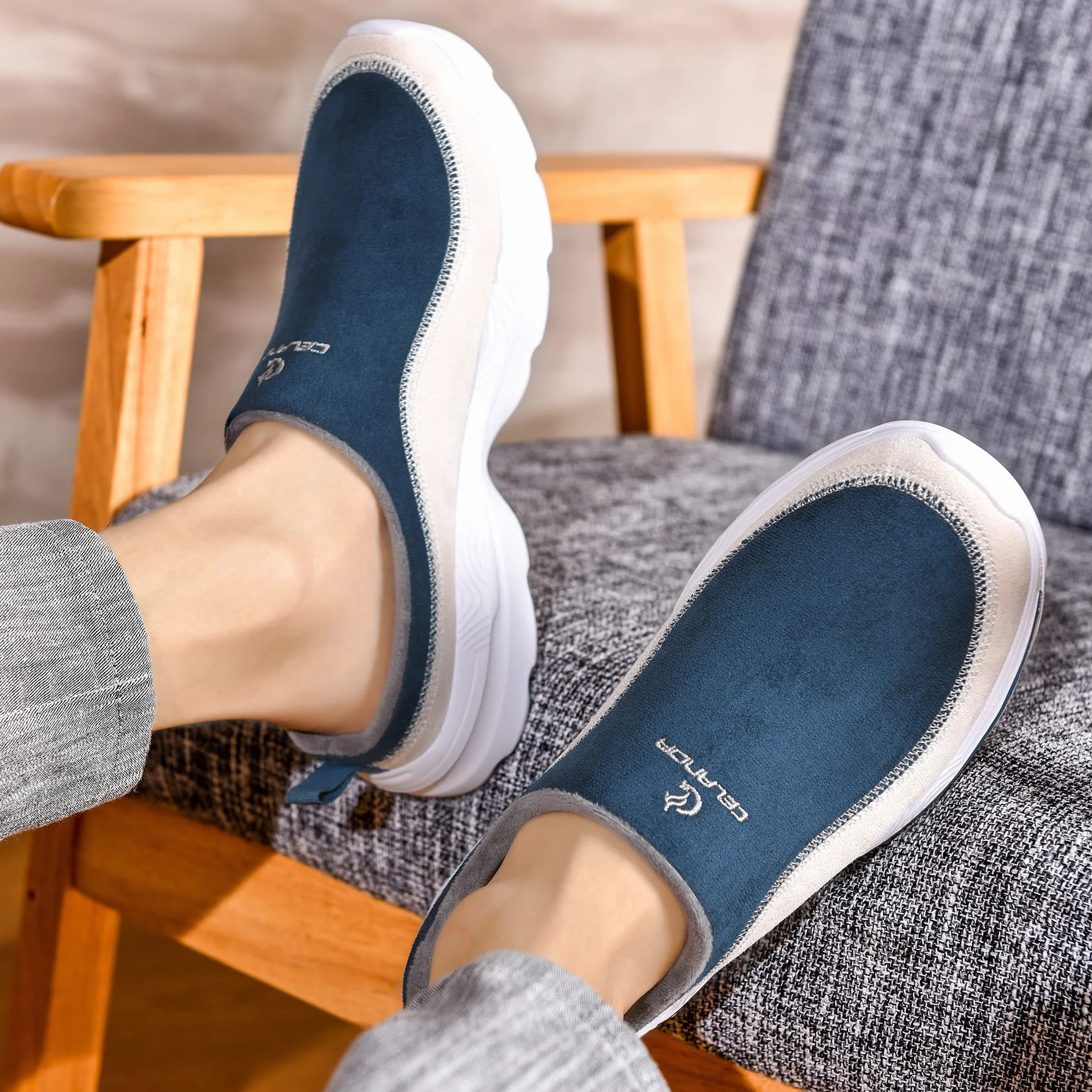 Damskie męskie buty typu slip On Garten Clogs ciepłe buty rekreacyjne lekkie sneakersy antypoślizgowe buty do fitnessu outdoor Low-Top buty do chodzenia 36-47EU
