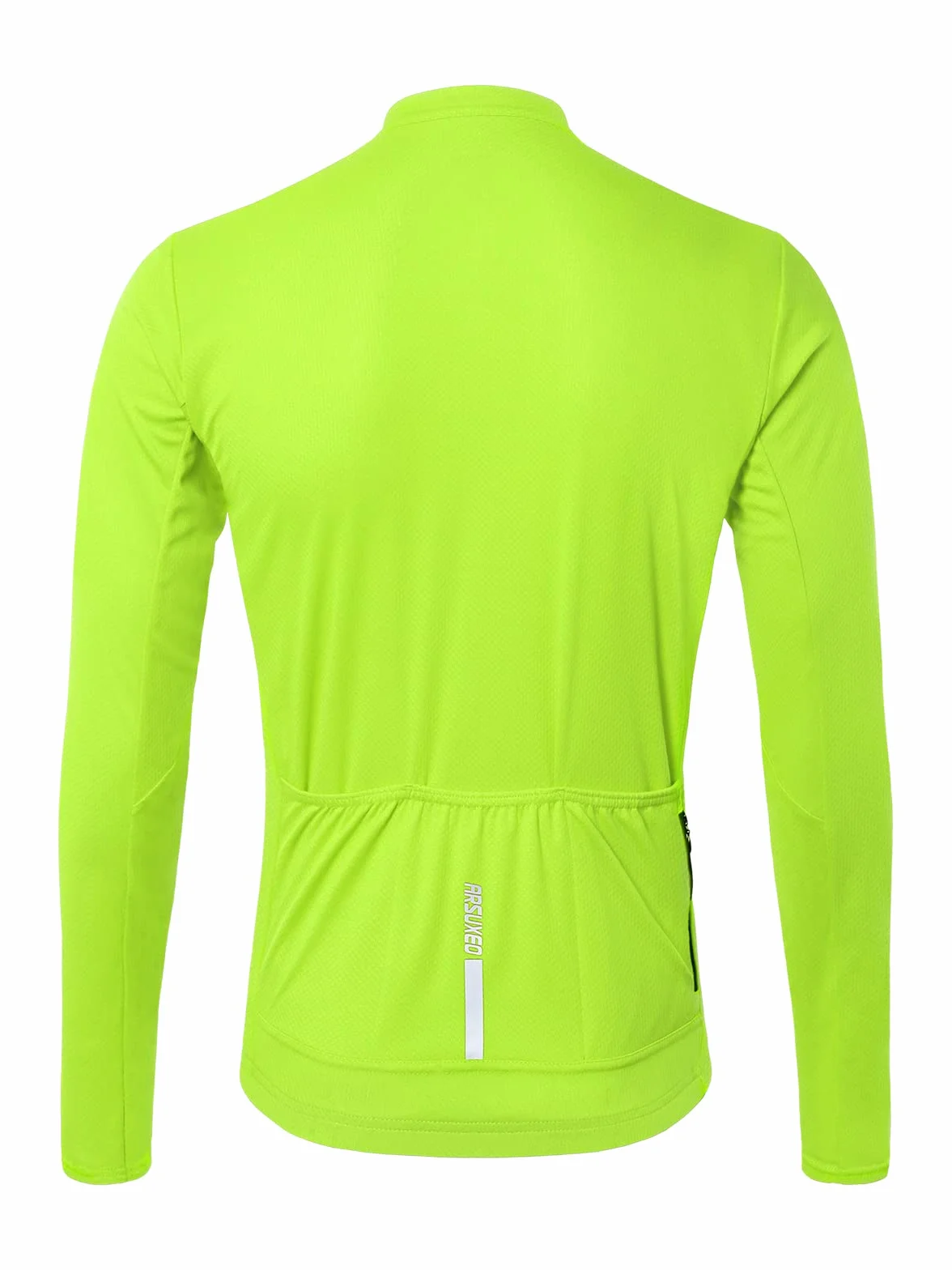 ARSUXEO Męska koszulka kolarska z długim rękawem slim fit koszulka rowerowa kolarska