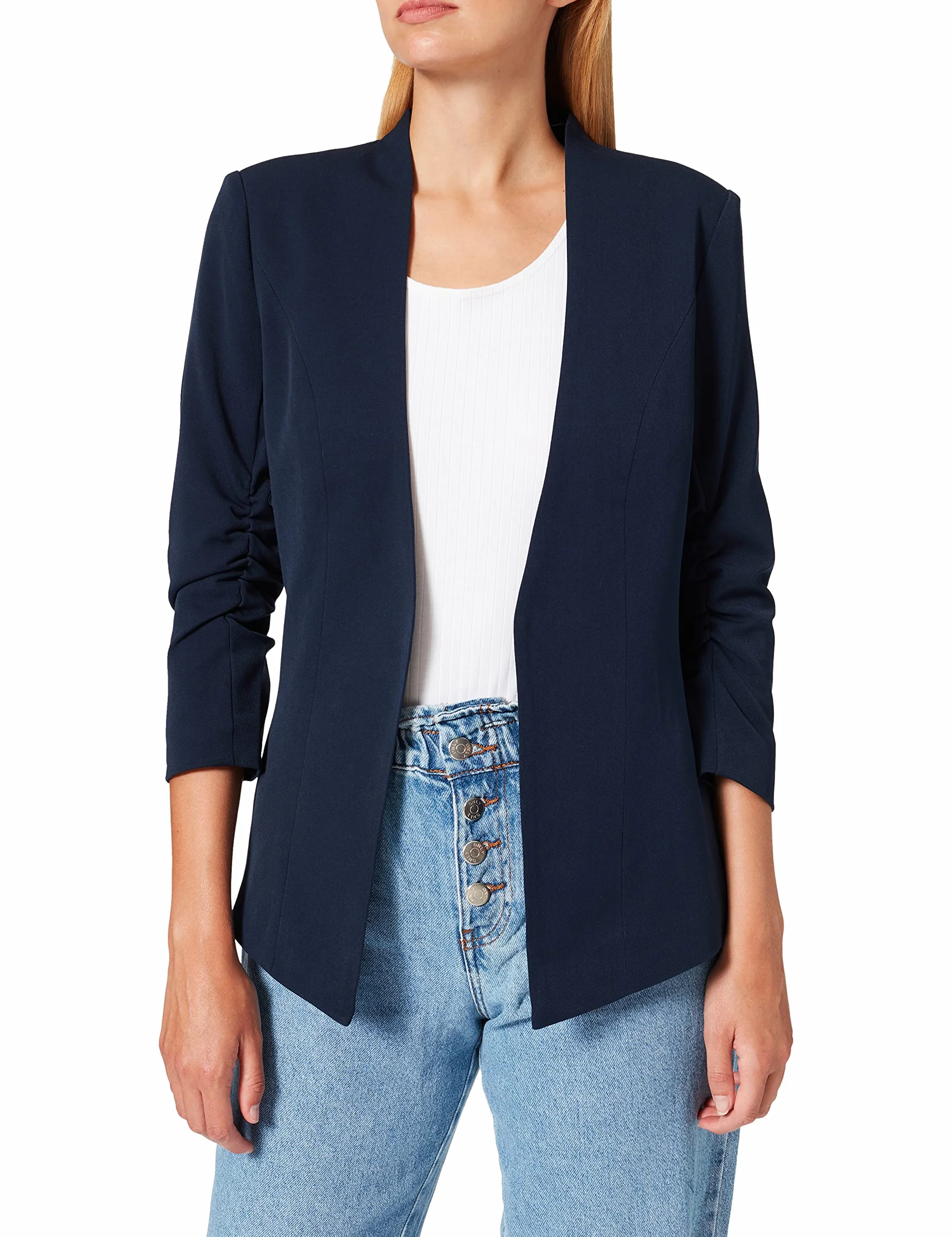 Vila Blezerek Kobiety Viher New 3/4 Blazer/Su-noos