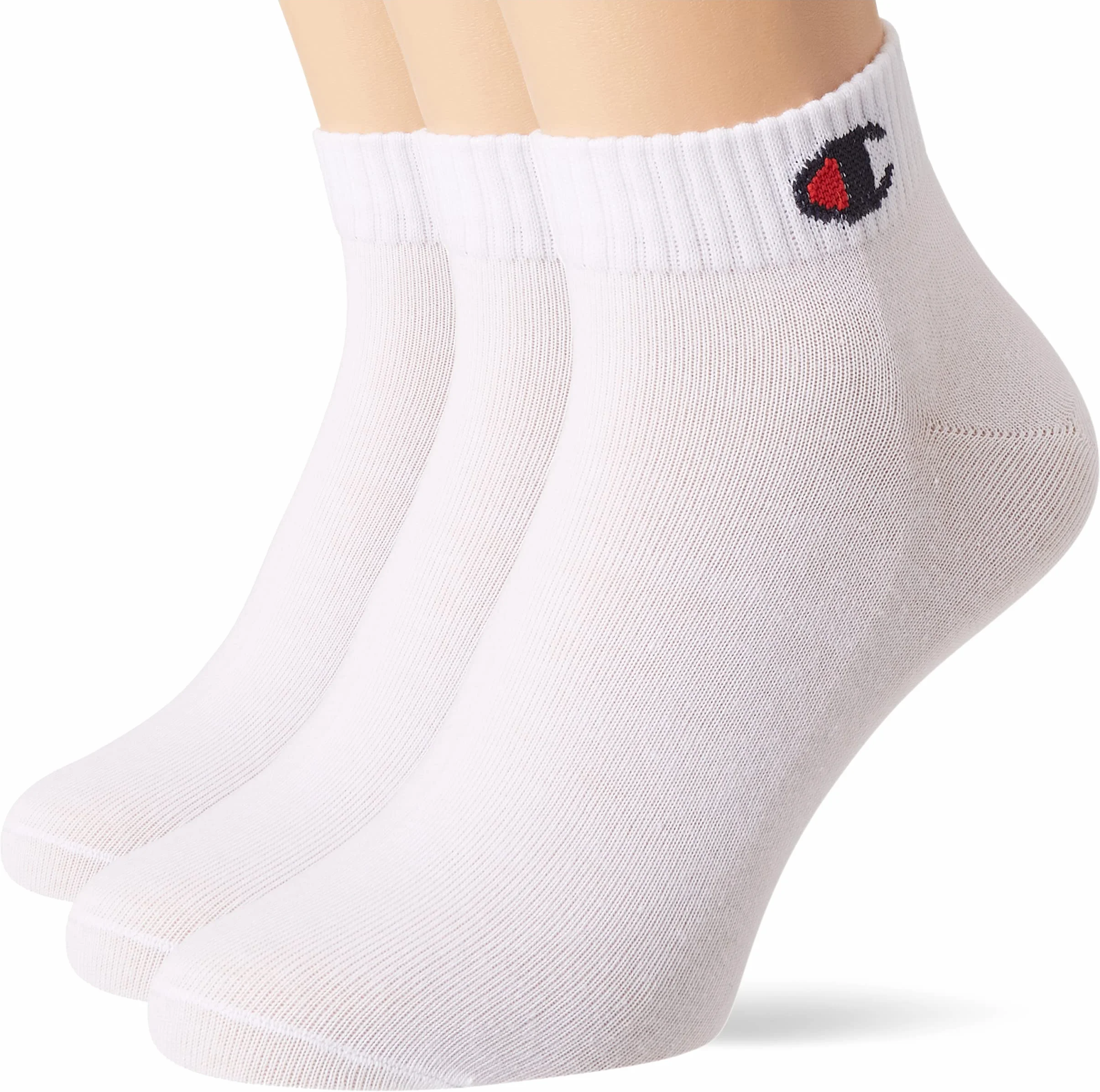 Champion Skarpety dziecięce, uniseks (3 sztuki), biały, 31-34