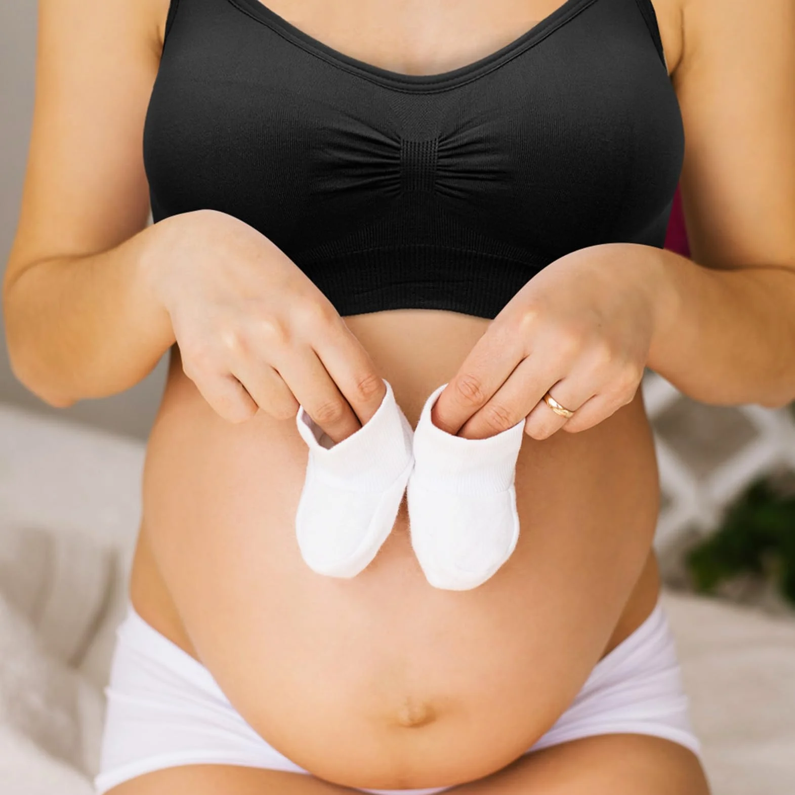 COLLBATH 3 Szt. Biustonosze Do Karmienia Biustonosze Do Karmienia Ciążowego Biustonosze Do Pompowania Ciąża Biustonosze Dla Z Przedłużaczami Rozmiar L