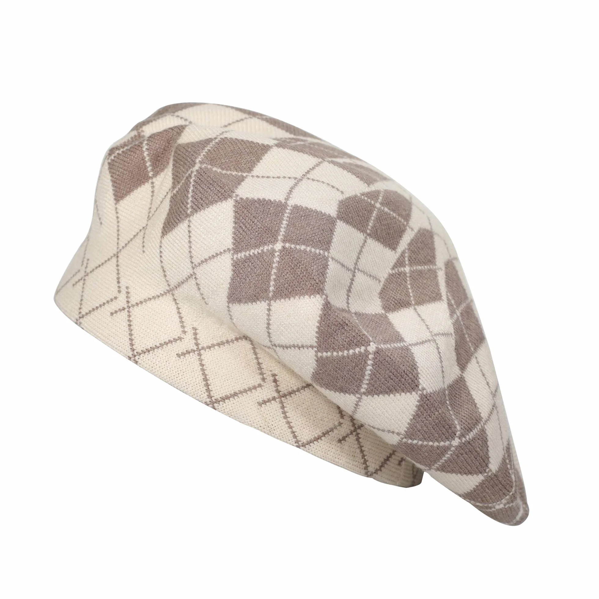 ZLYC Damska zimowa beret francuski beret podwójna warstwa Warm Beret