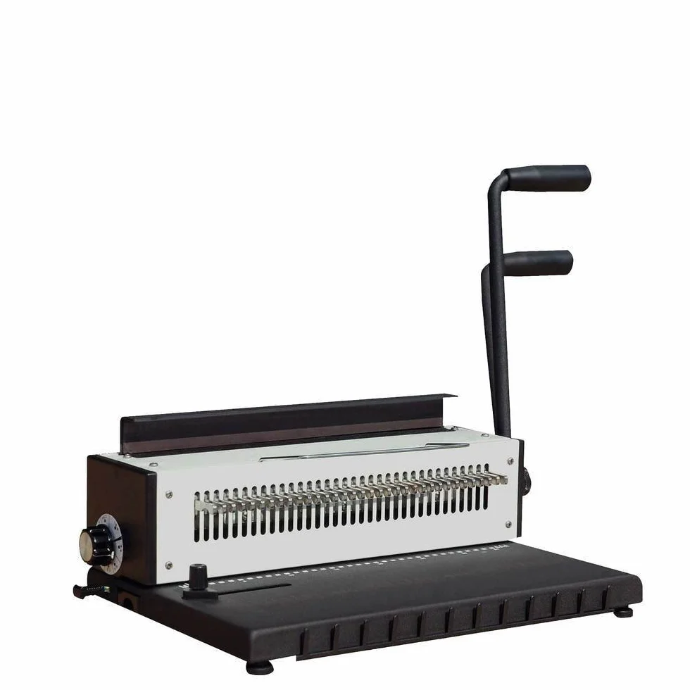 Pavo - Bindownica Drutowa HD 3:1 do 135 Arkuszy, Dziurkowanie 15 Arkuszy Jednocześnie,otwory kwadratowe 4 x 4 mm, 34 Regulowane Noże - 8032907