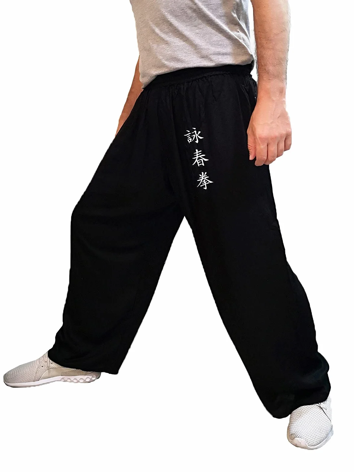 Spodnie Tai Chi Luźny krój Mężczyźni Kobiety Dziecko Spodnie do jogi Qigong Otwarte kostki
