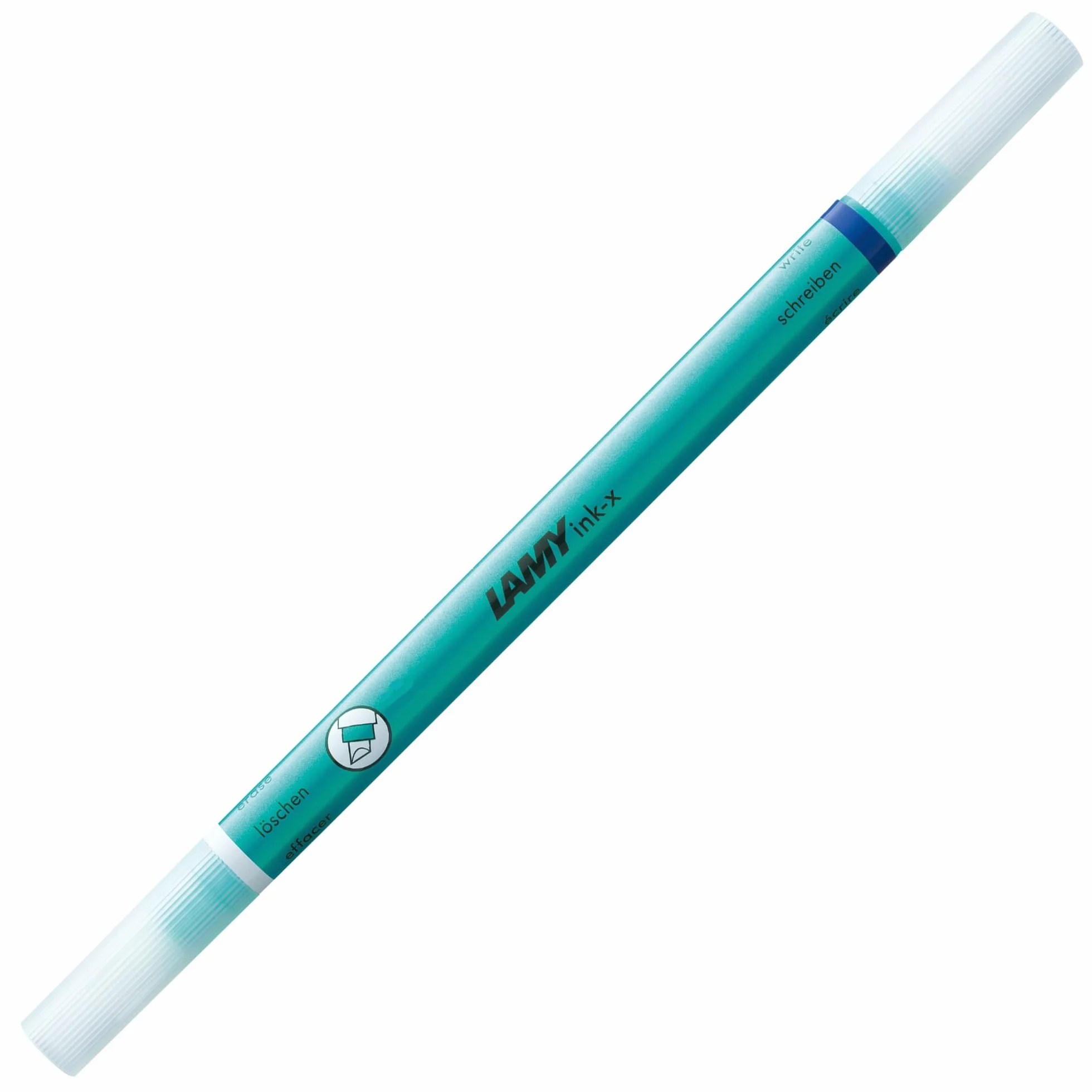 LAMY ink-x gaśnica do atramentu z tworzywa sztucznego z końcówką do usuwania atramentu i końcówką korekcyjną – wyłącznie do wymazywania atramentu królewskiego błękitu 1 sztuka (1 opakowanie)