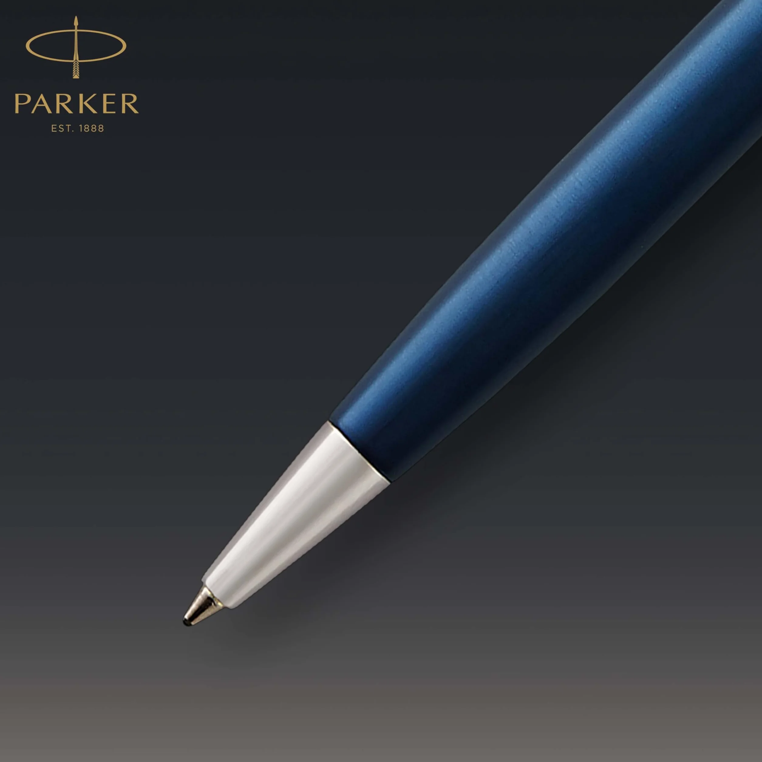 PARKER Sonnet długopis Subtel Blue CT | subtelny niebieski werniks z wykończeniami z palladu | końcówka medium | czarny atrament | opakowanie prezentowe