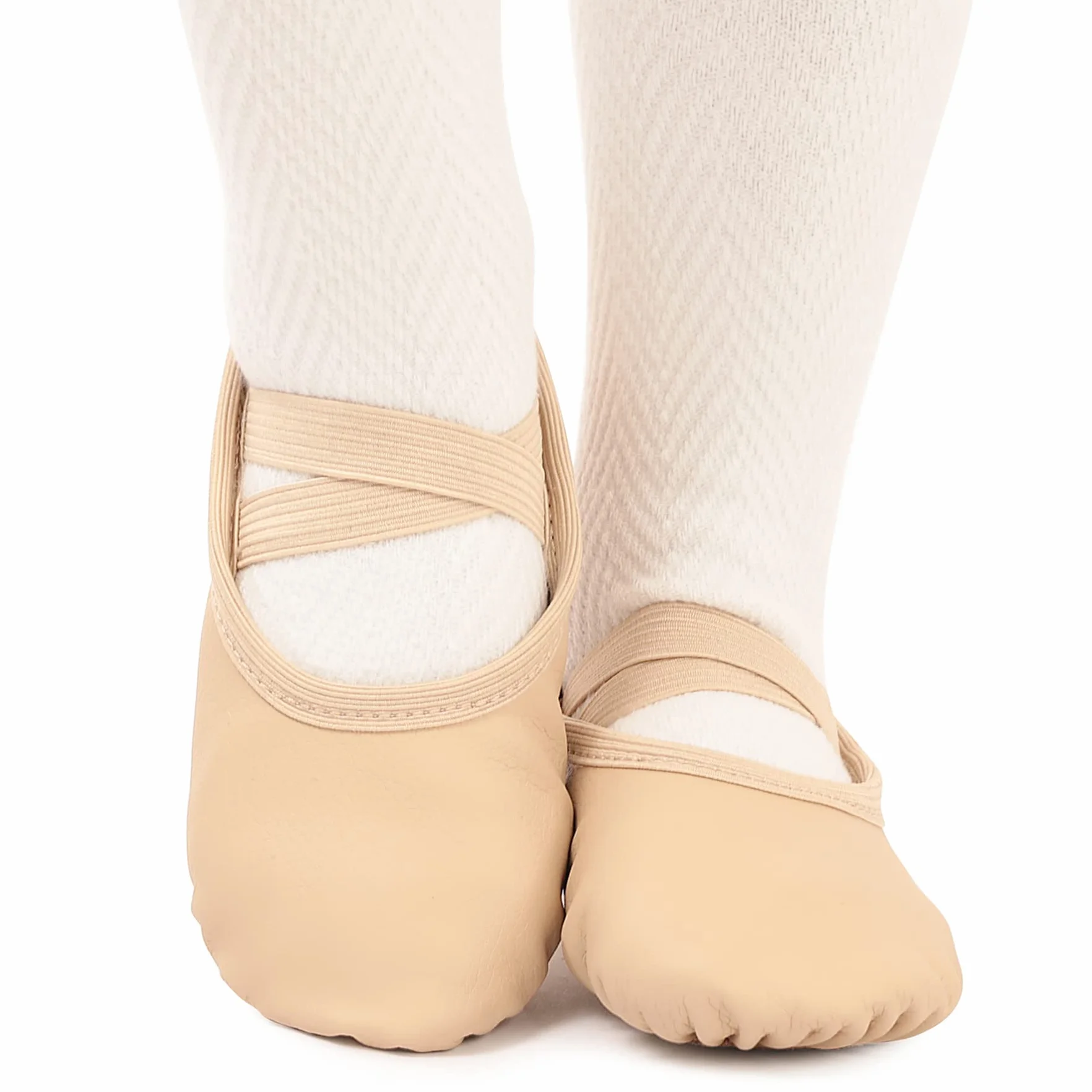 Buty baletowe ze skóry dziewczęce, baletki, buty do tańca z całą skórzaną podeszwą dla dzieci, kobiet, rozmiar 22-40, różowe, beżowe, czarne