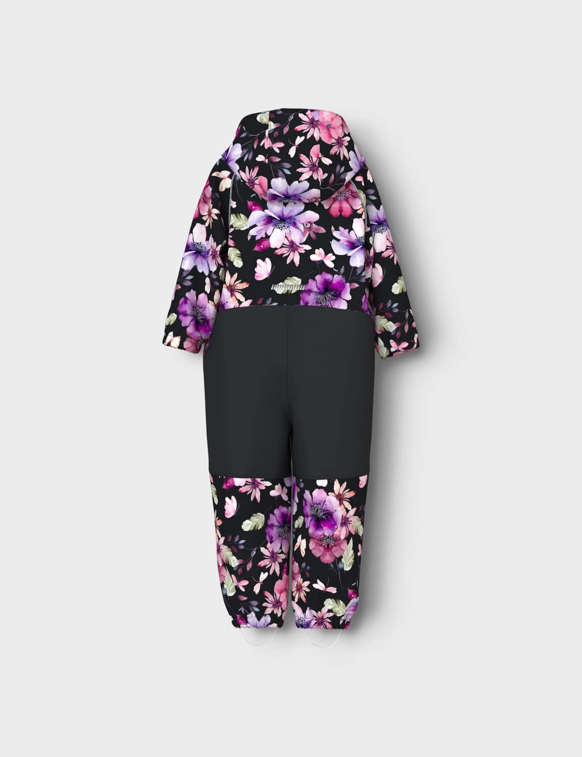 NAME IT Dziewczęcy Nmfalfa08 Softshell Suit AOP 1Fo Noos, czarny, 80