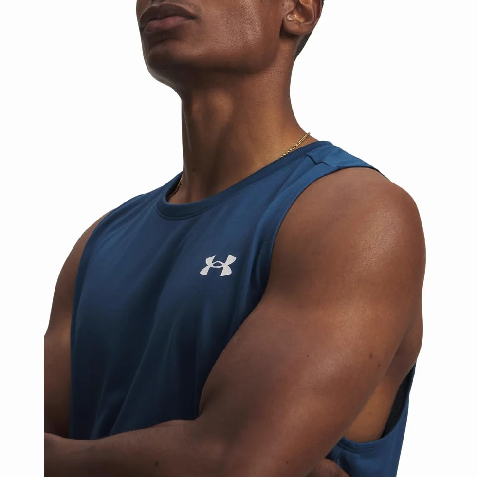 Under Armour UA Tech Tank - niebieski/biały - LG