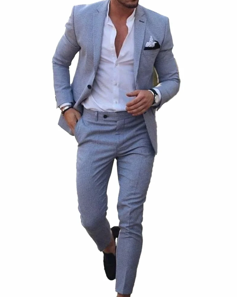Garnitury męskie slim fit 3-częściowy zestaw jednorzędowa kurtka kamizelka i spodnie