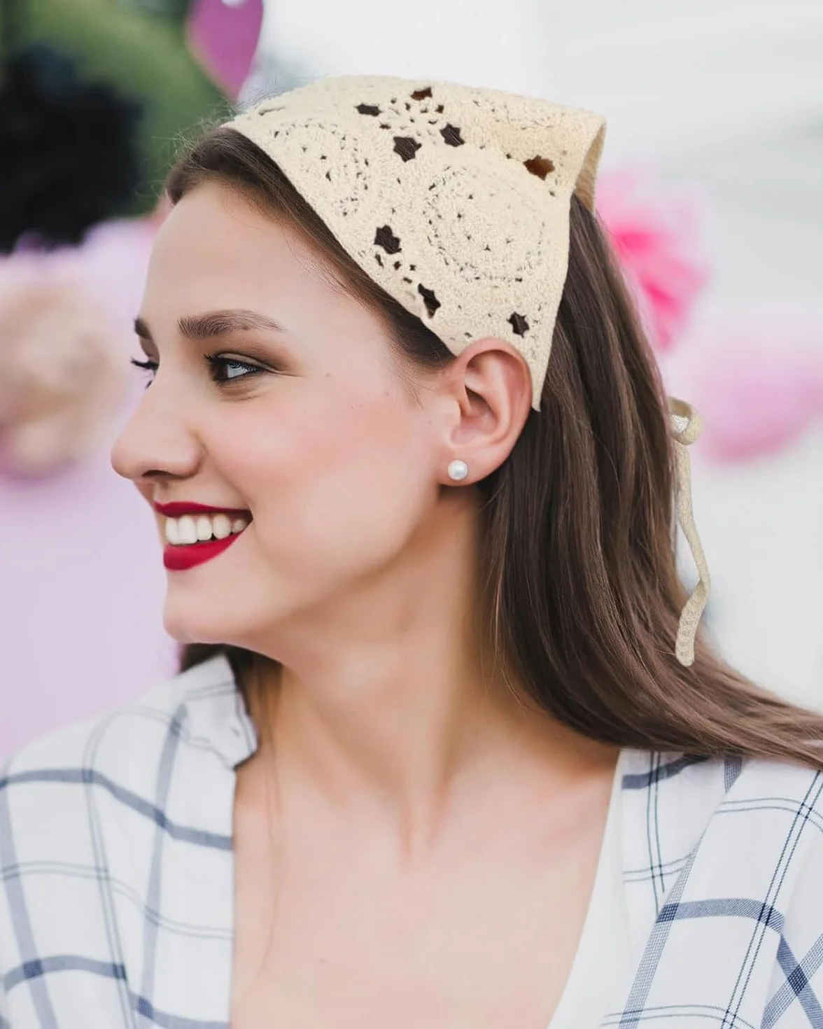2 szt. damskich opasek na czoło w stylu boho trójkątne chusty na głowę, bandany, turban, opaski na włosy, elastyczny szal do włosów dla kobiet i dziewcząt