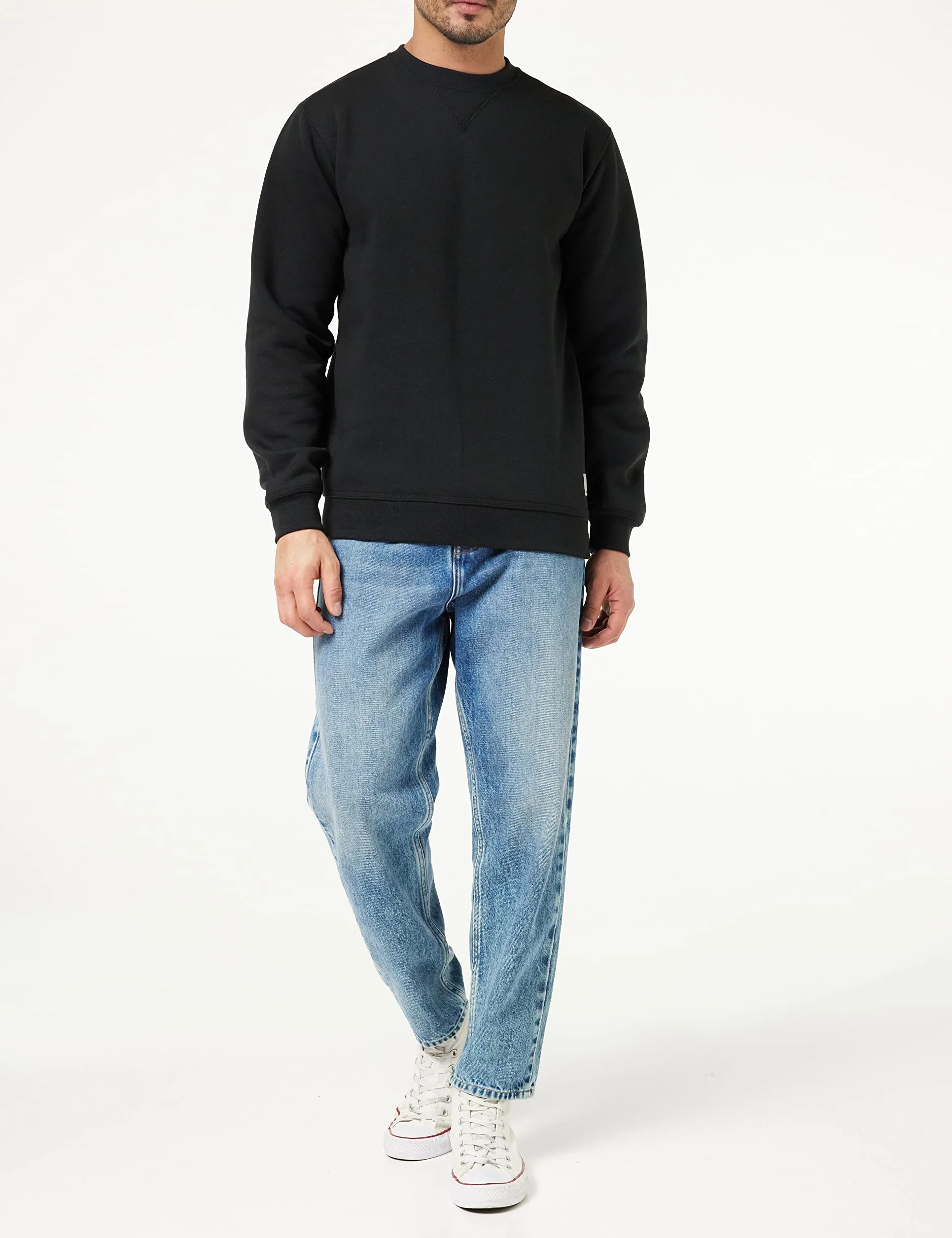 Carhartt Męska bluza z okrągłym dekoltem o średniej wadze