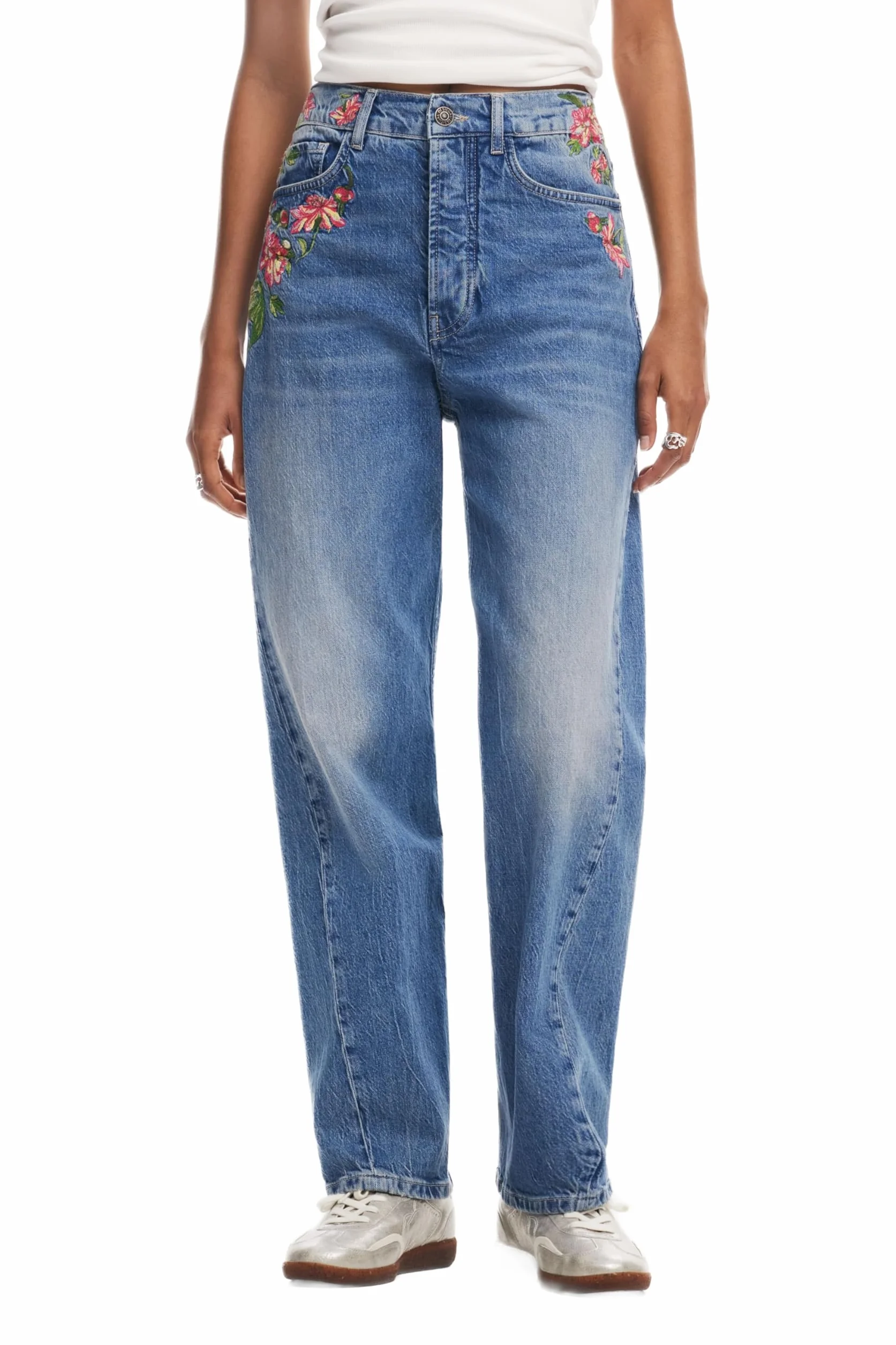 Desigual Damskie Spodnie Jeansowe - Dżins Kobiety