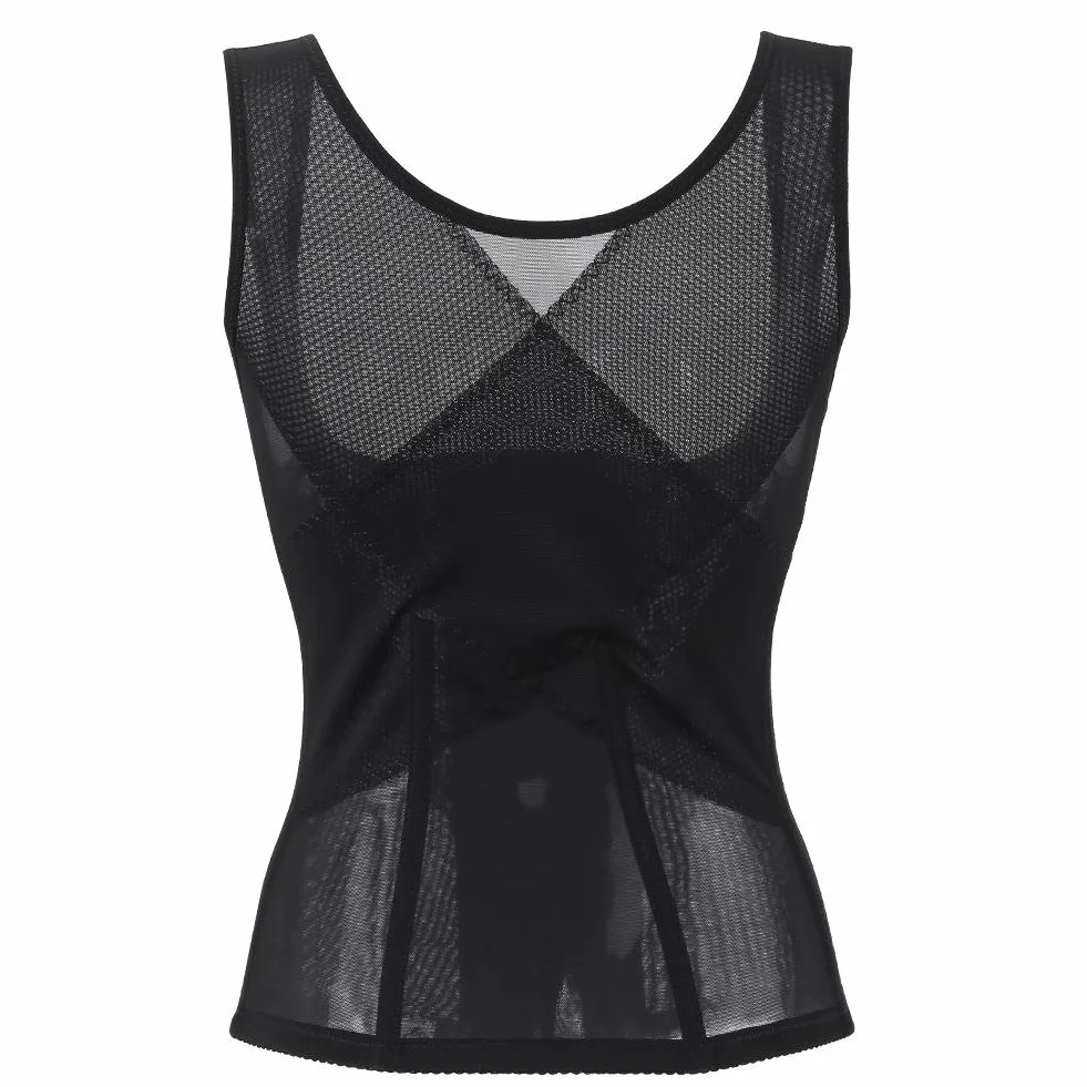 Damska Kamizelka Gorset Body Shaper Trainer Damska Regeneracja Po Porodzie Tummy Away Shaping Tops (L Black),Opieka Poporodowa