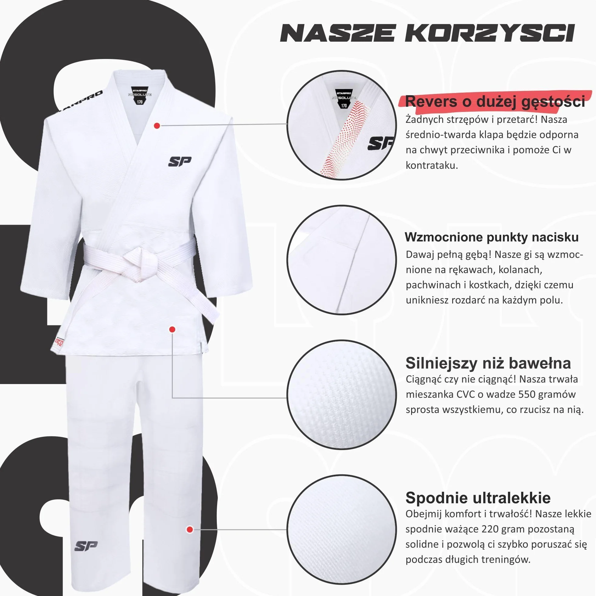 Starpro Garnitur Uniseks - dzieci Judo