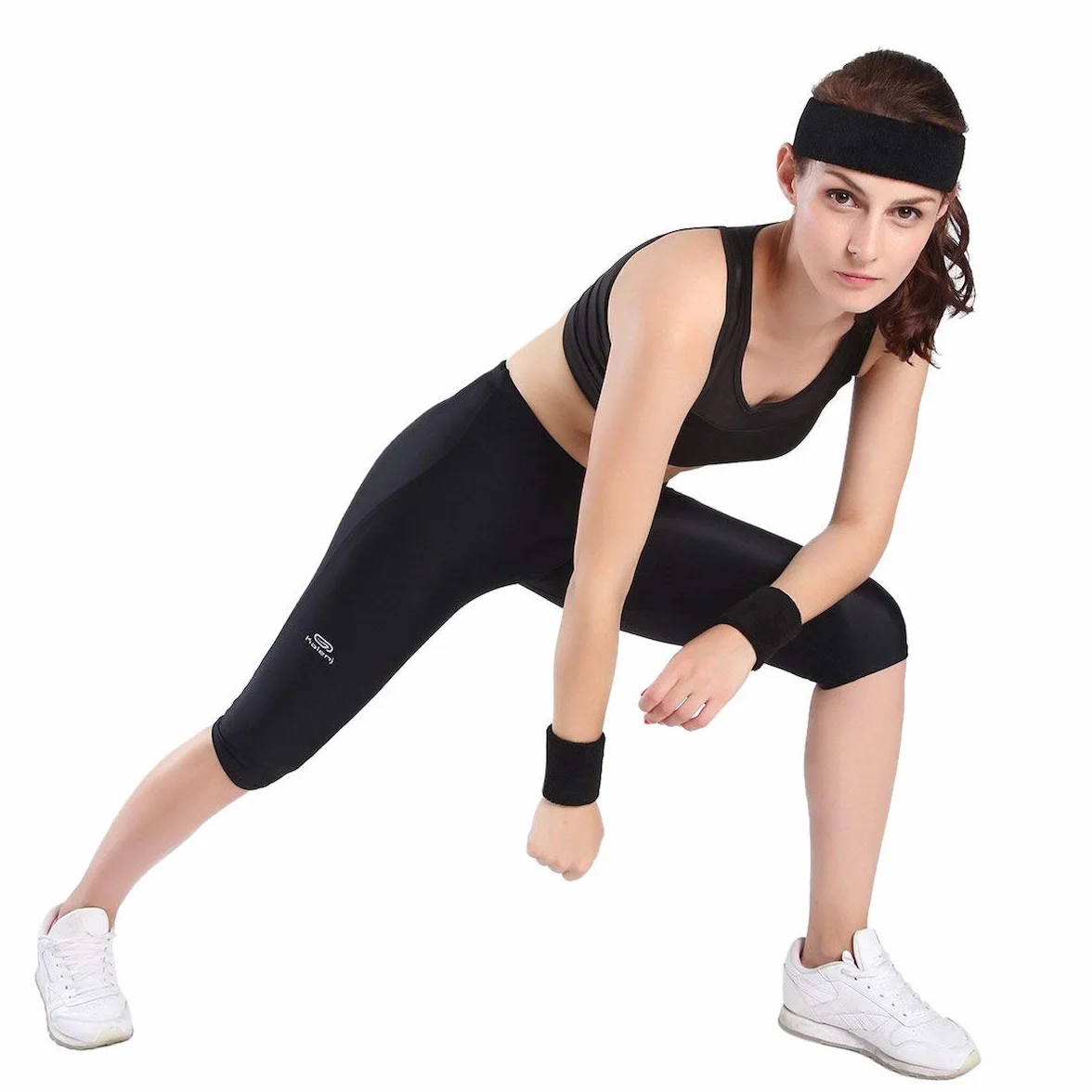 ONUPGO Headband Sports Sweatbands - 3/6/12 Terry Cloth Striped Head Band/Wrist Band Set Athletic Ćwiczenie Koszykówka Headbands Moisture Wicking Bluza Absorbing Band