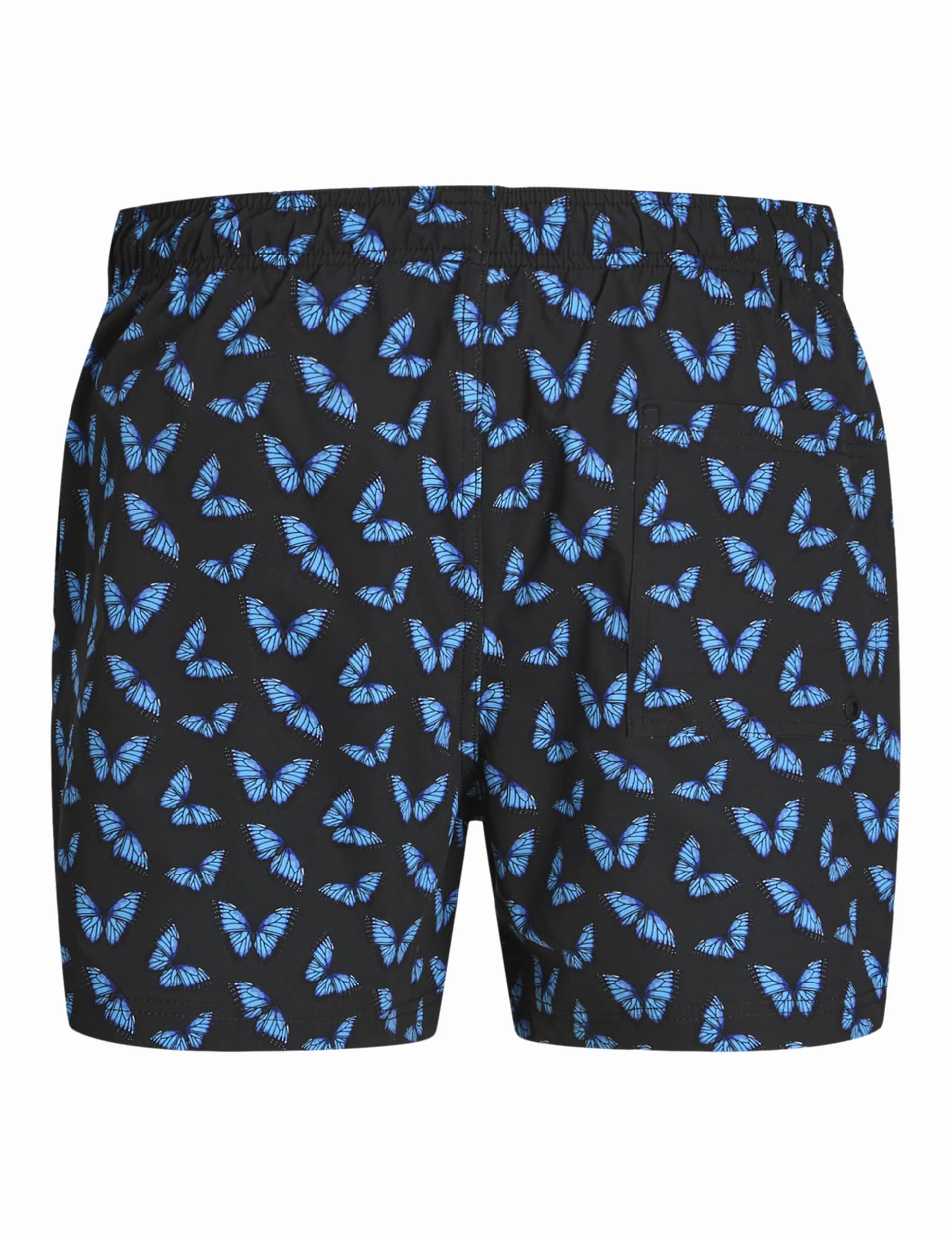 JACK & JONES Jpstmaui Jjswim Novelty AOP AKM Sn męskie, czarny, XS