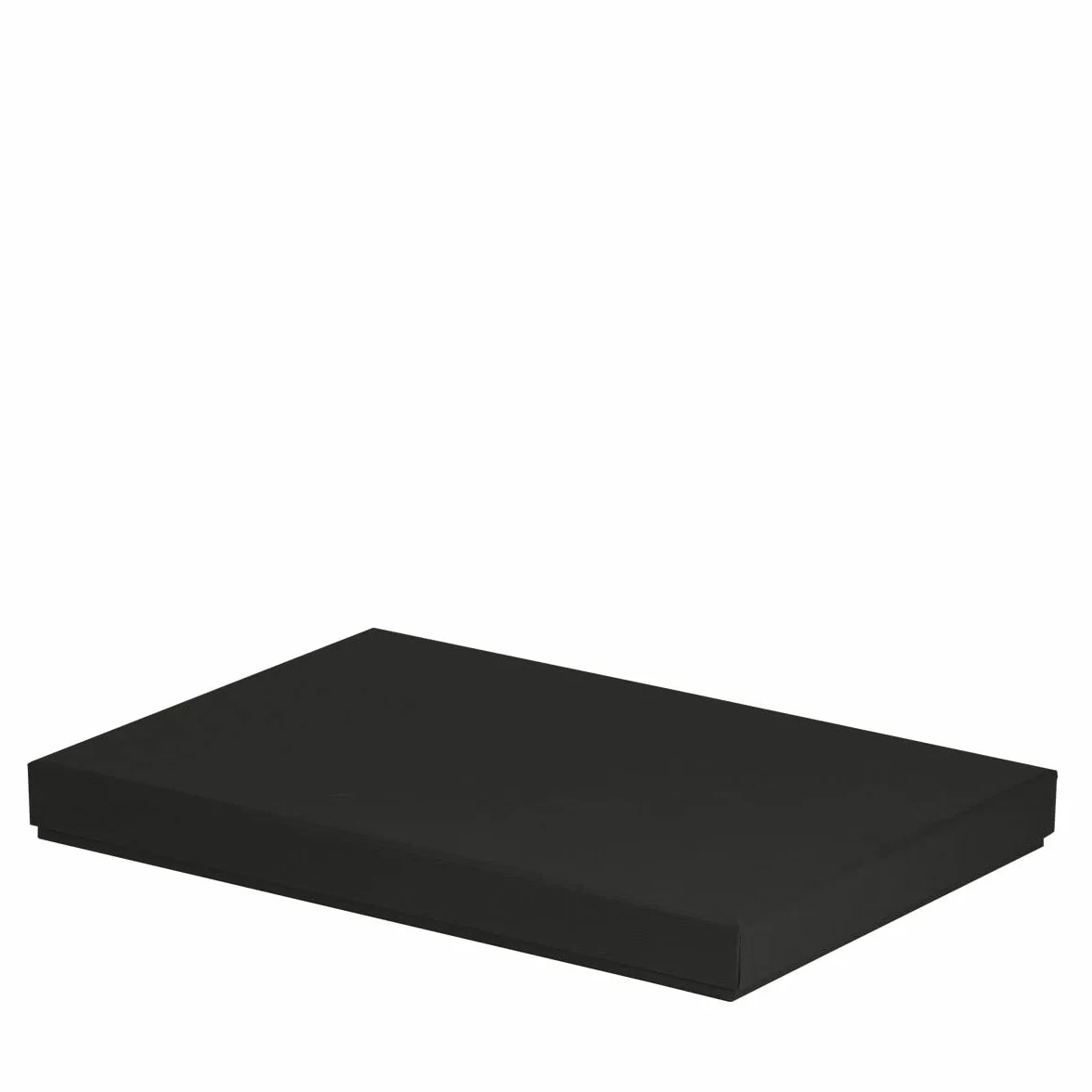 Rössler Papier 13521453700 - Karton Boxline prostokątny, odpowiedni dla DIN A4, Czarny, 1 szt.