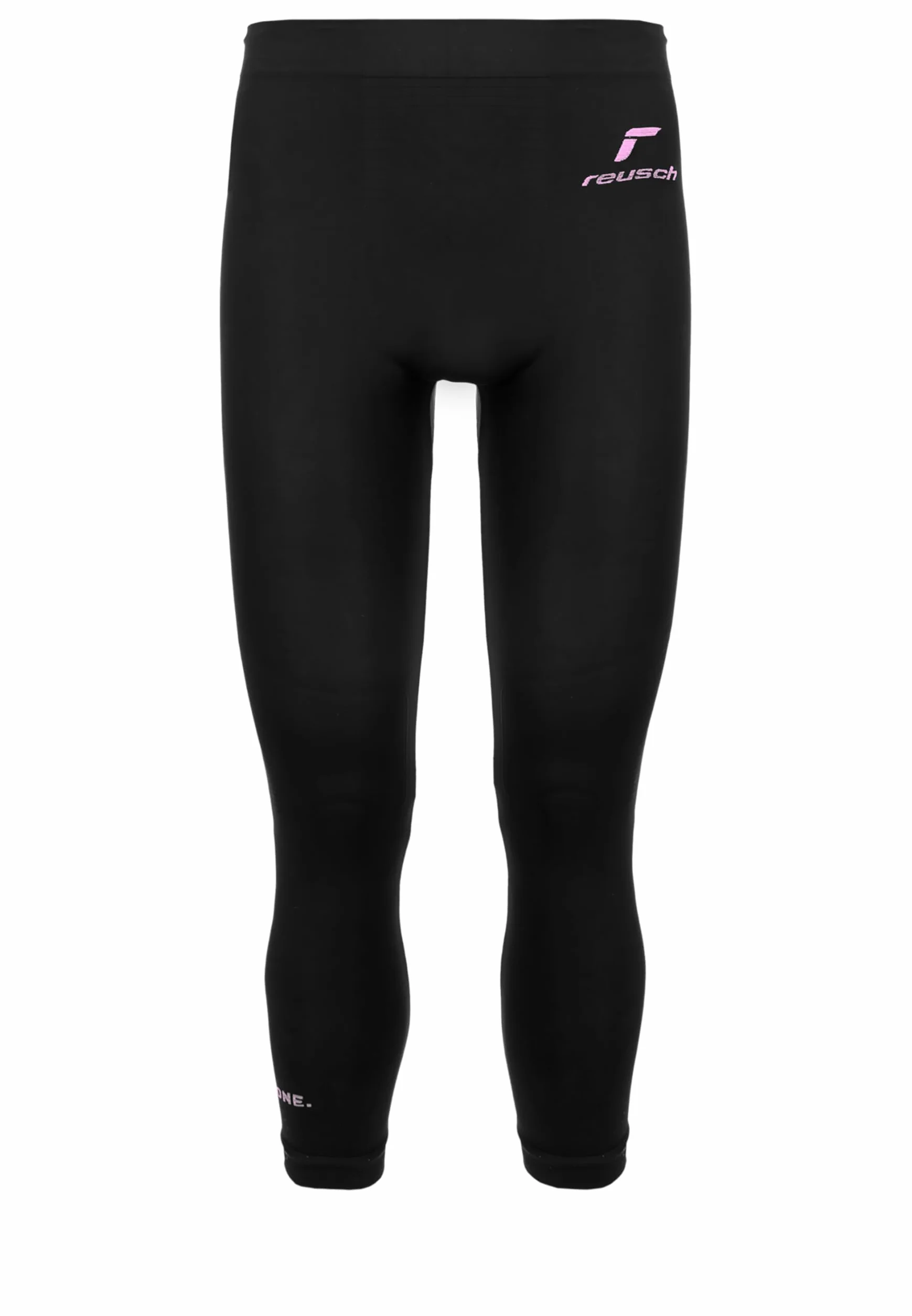 Reusch Bielizna zestaw spodni 3/4, czarny, 7715 Black/Begonia Pink, L