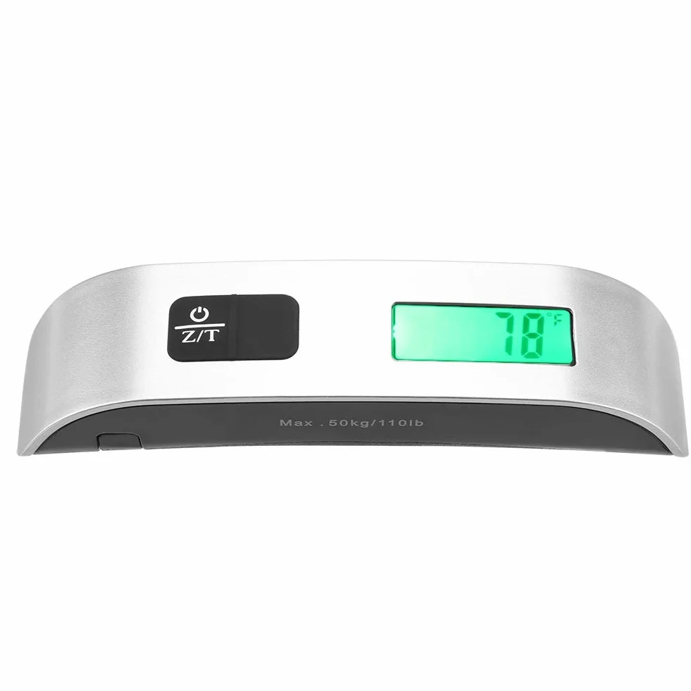 Waga bagażowa, mini LCD cyfrowa Elektroniczna waga bagażowa Wagi wiszące Podpora maks. Przenośna waga bagażowa o wadze 50 kg do podróży.