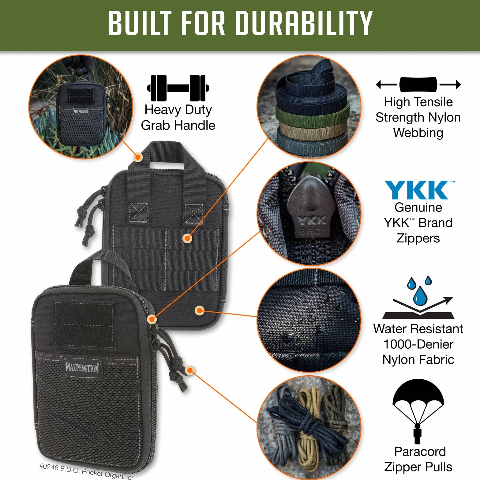 Maxpedition Organizer kieszonkowy E.D.C. (czarny)