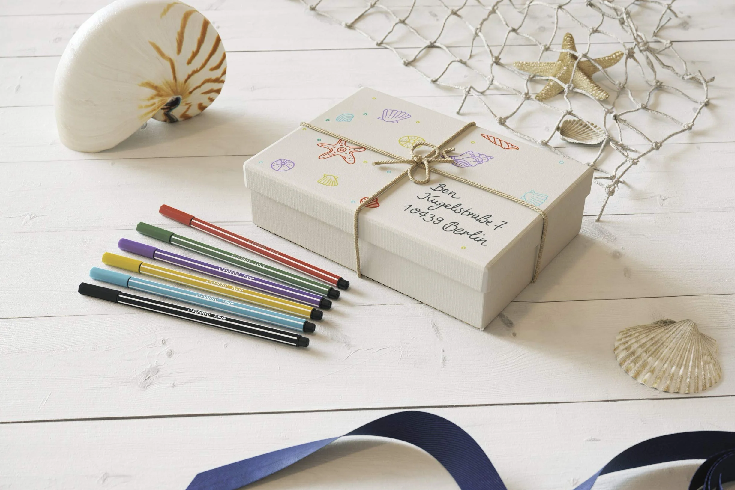 STABILO Pen 68 NatureCOLORS Premium z końcówką z włókna, 10 sztuk, różne kolory natury