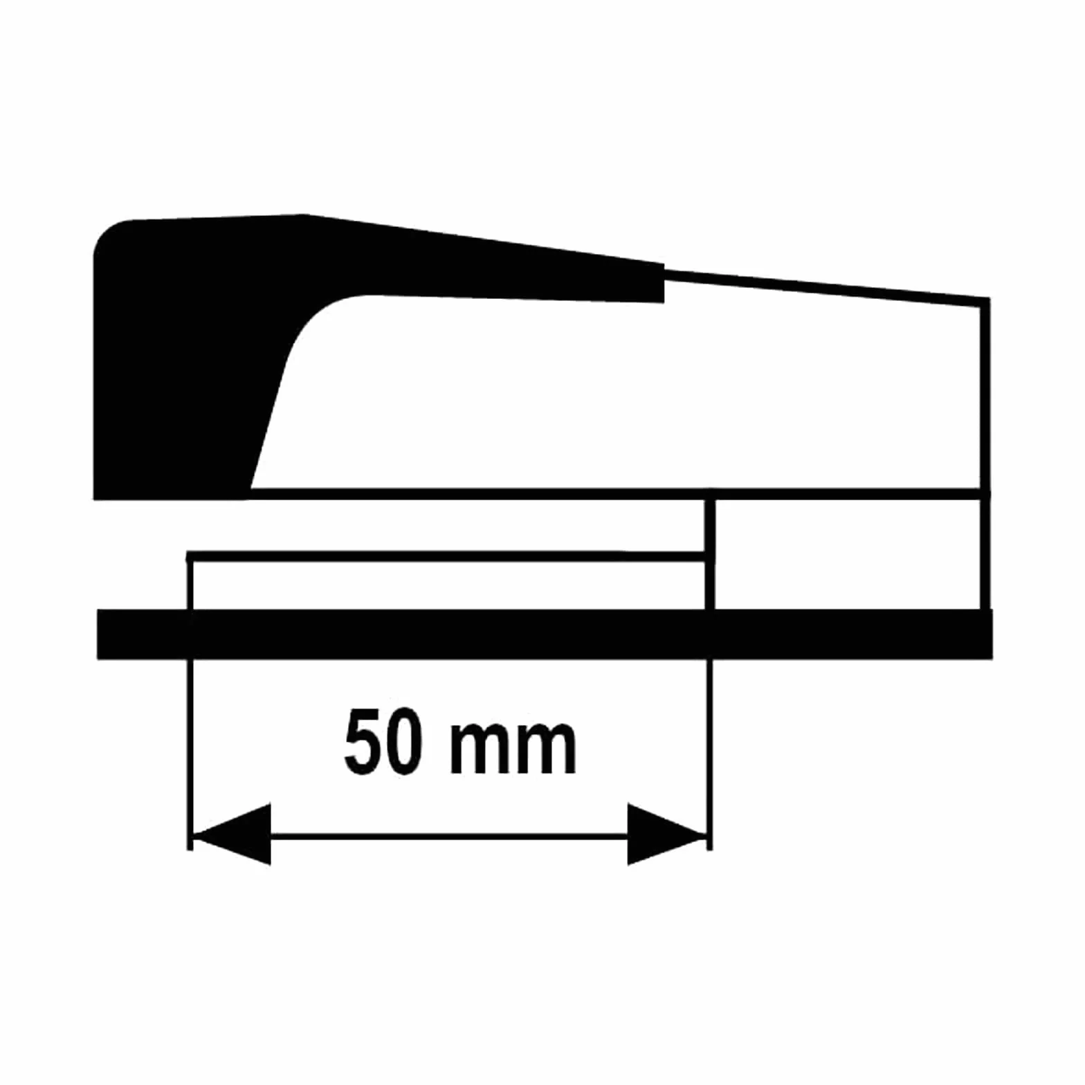 D.Rect 315A Zszywacz Biurowy, Biały/Czarny, Na 30 arkuszy