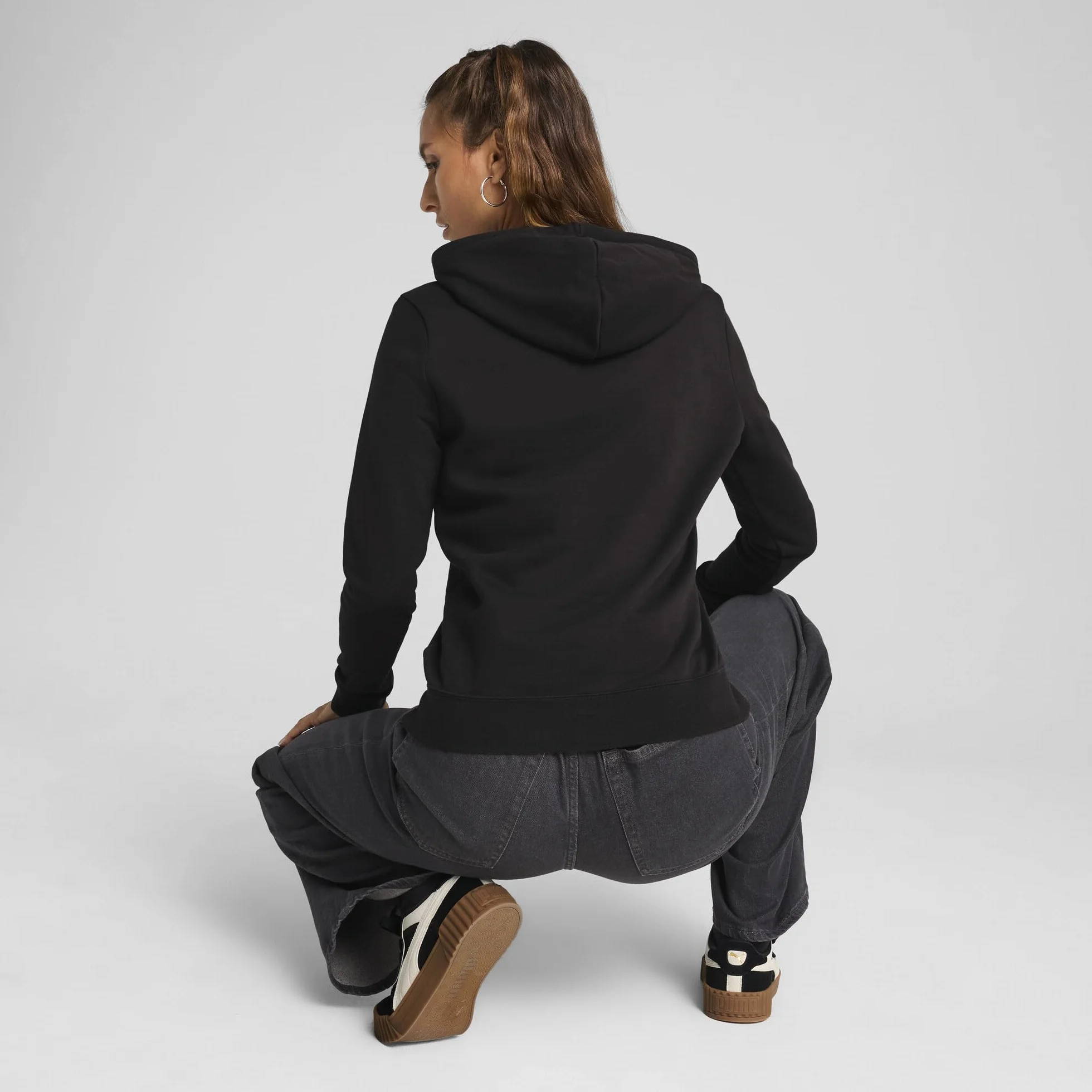 PUMA Bluza z kapturem z logo ESS nr 1 FL