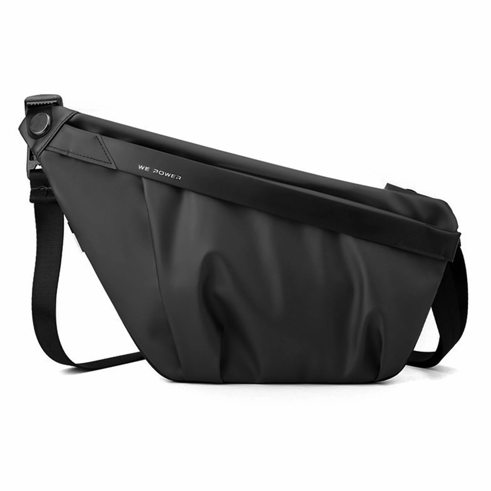Sling Bag męska torba na klatkę piersiową, torba na ramię ze skóry PU, torba crossbody, wodoszczelna i antykradzieżowa, wielofunkcyjna torba podróżna na co dzień, wędrówki i aktywności na