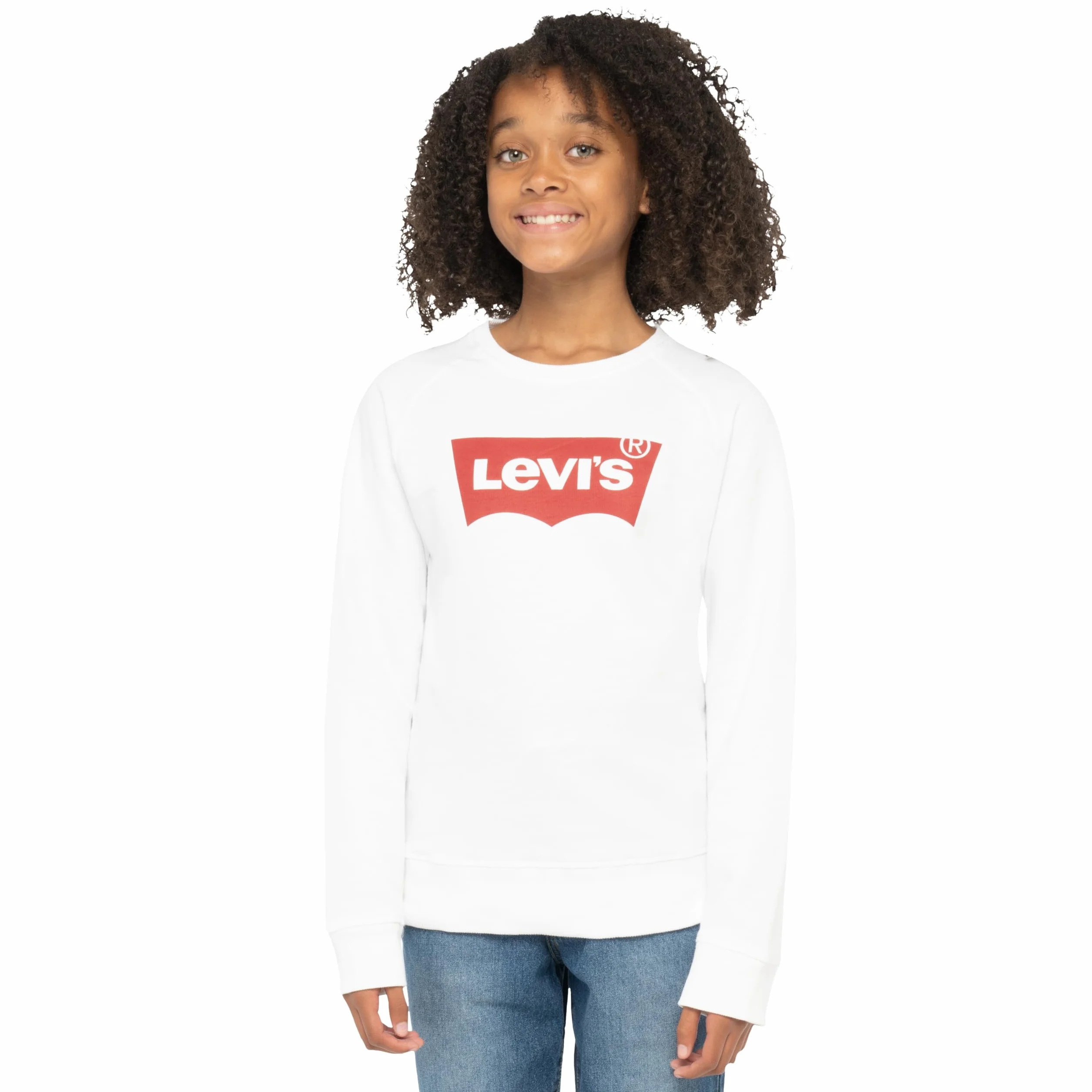 Levi's Sweter Dziewczynki Lvg Key Item Logo Crew 4e660