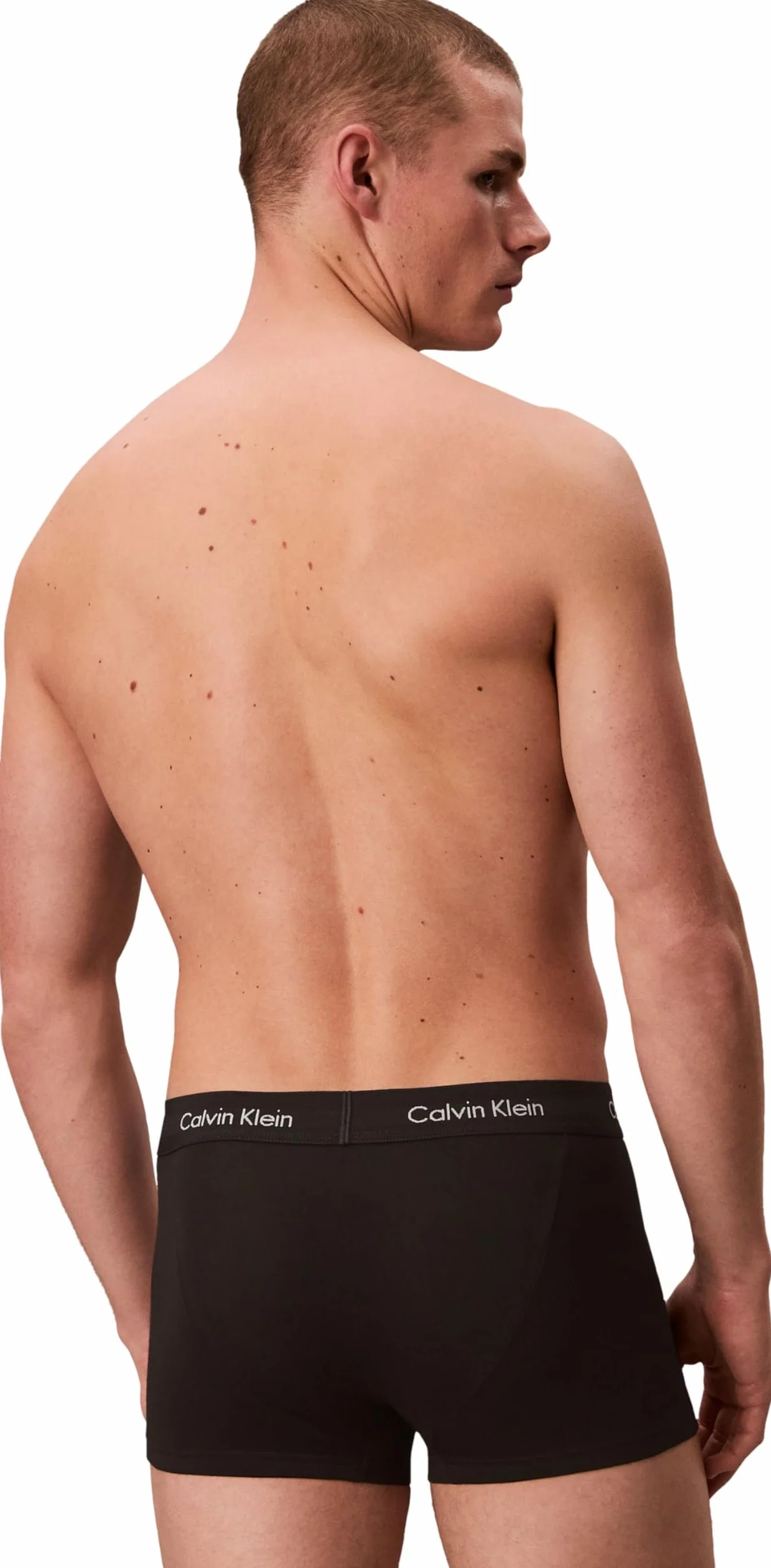 Calvin Klein 3P Low Rise Trunk Bokserki (szorty) Mężczyźni, Czarny, S