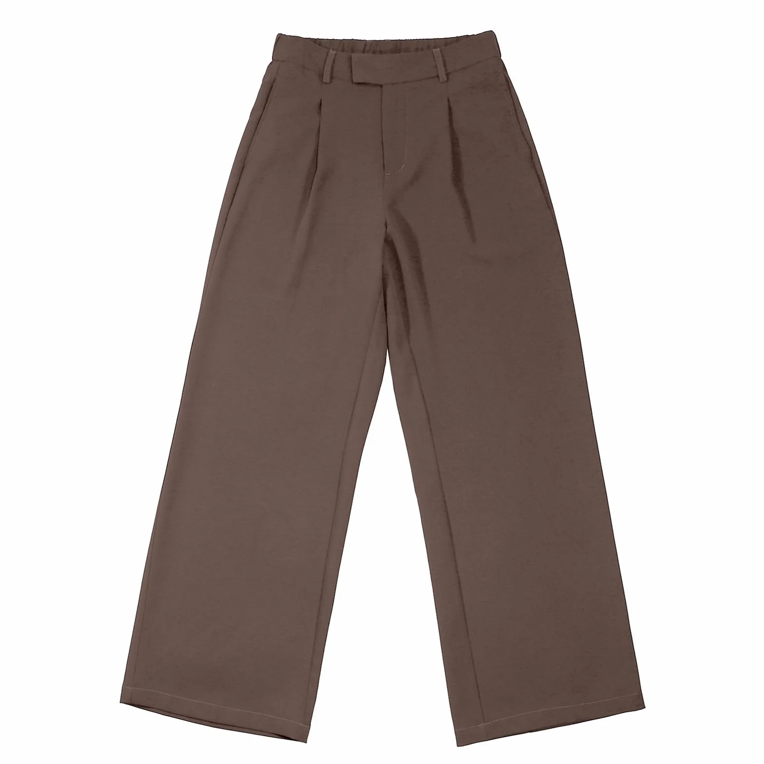 Generisch Szerokie spodnie damskie, eleganckie spodnie garniturowe, szerokie nogawki, rozciągliwe, damskie spodnie z kieszeniami, do biura, na czas wolny, biznesowy, luźne, spodnie Palazzo, wygodne