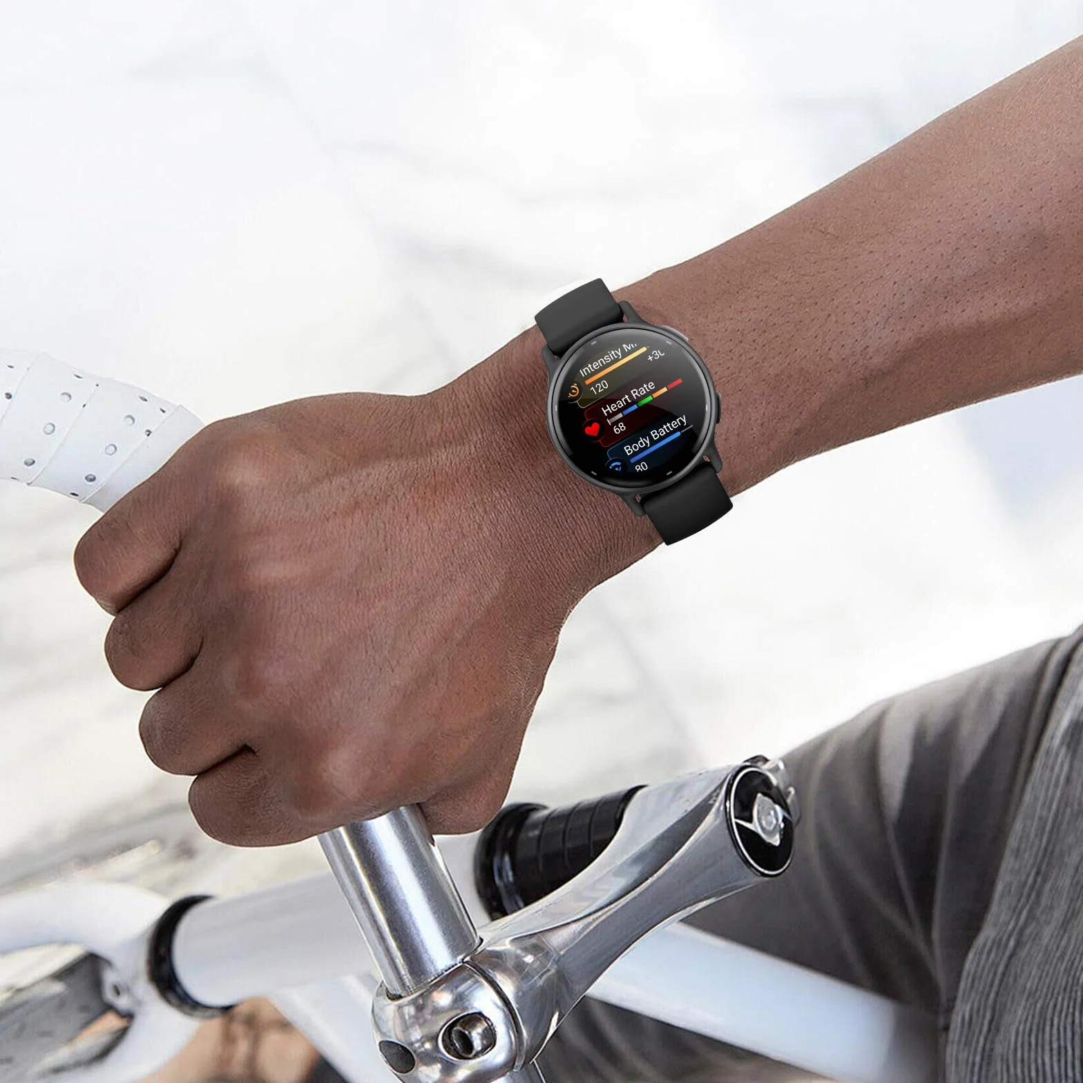 FINTIE 6 sztuk folii ochronnej do Garmin Vivoactive 6/5, ochrona wyświetlacza przed kurzem, miękka folia ochronna na wyświetlacz TPU, HD przezroczysta, odporna na zarysowania folia ochronna na
