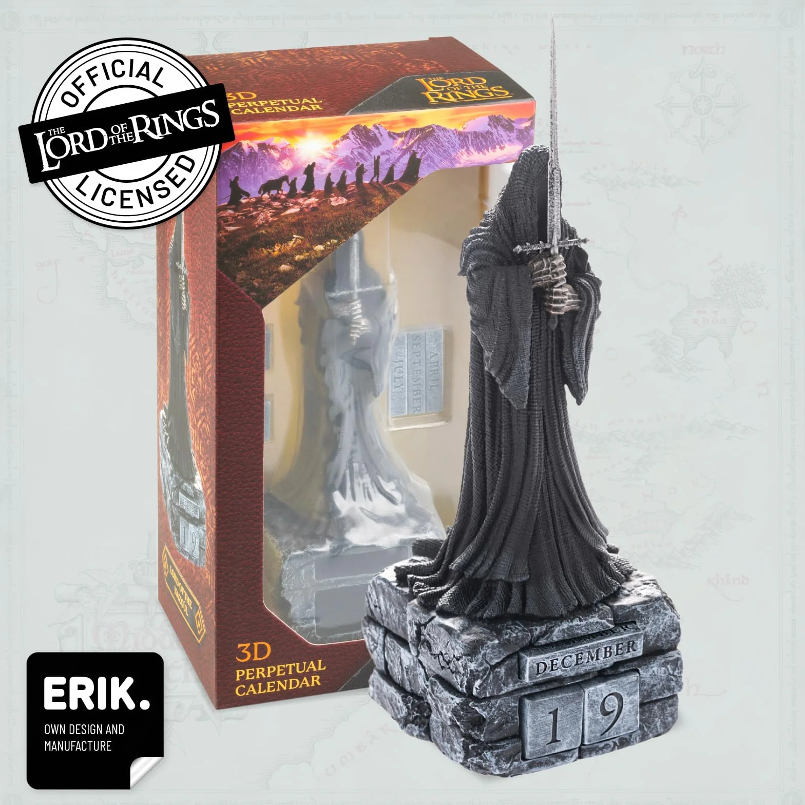 Grupo Erik The Lord Of The Rings Perpetual Calendar | Flip Calendar, Perpetual Calendars, Desk Calendar, Cool Calendar | Lord Of The Rings Gifts, Lord Of The Rings Merchandise