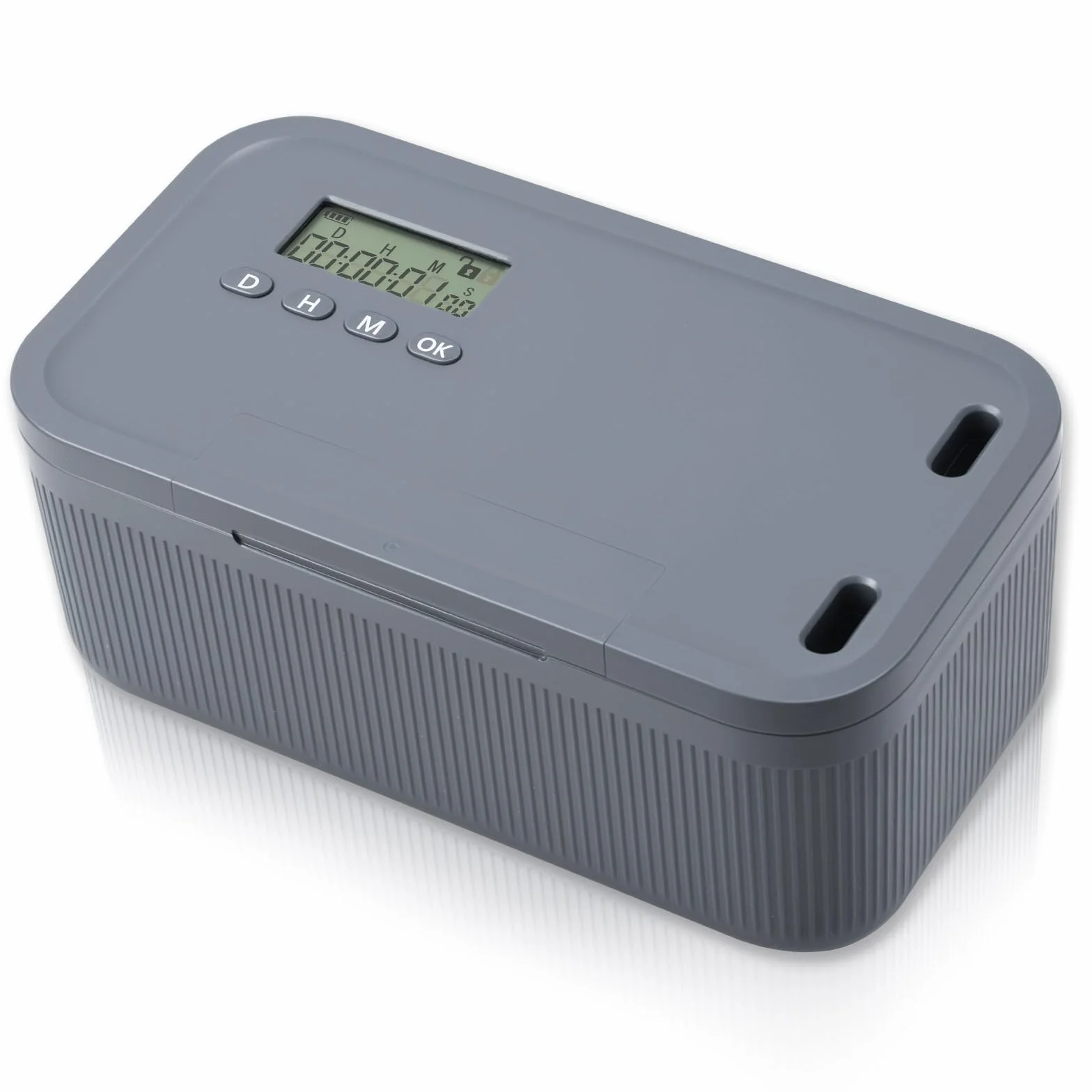 Safe Timed Lock Box, pojemnik na telefon komórkowy z zamkiem czasowym, pojemnik z blokadą czasu z 2 trybami pracy, 23,9 x 13,1 x 9,6 cm, bezpieczny telefon komórkowy, wytrzymały, przenośny
