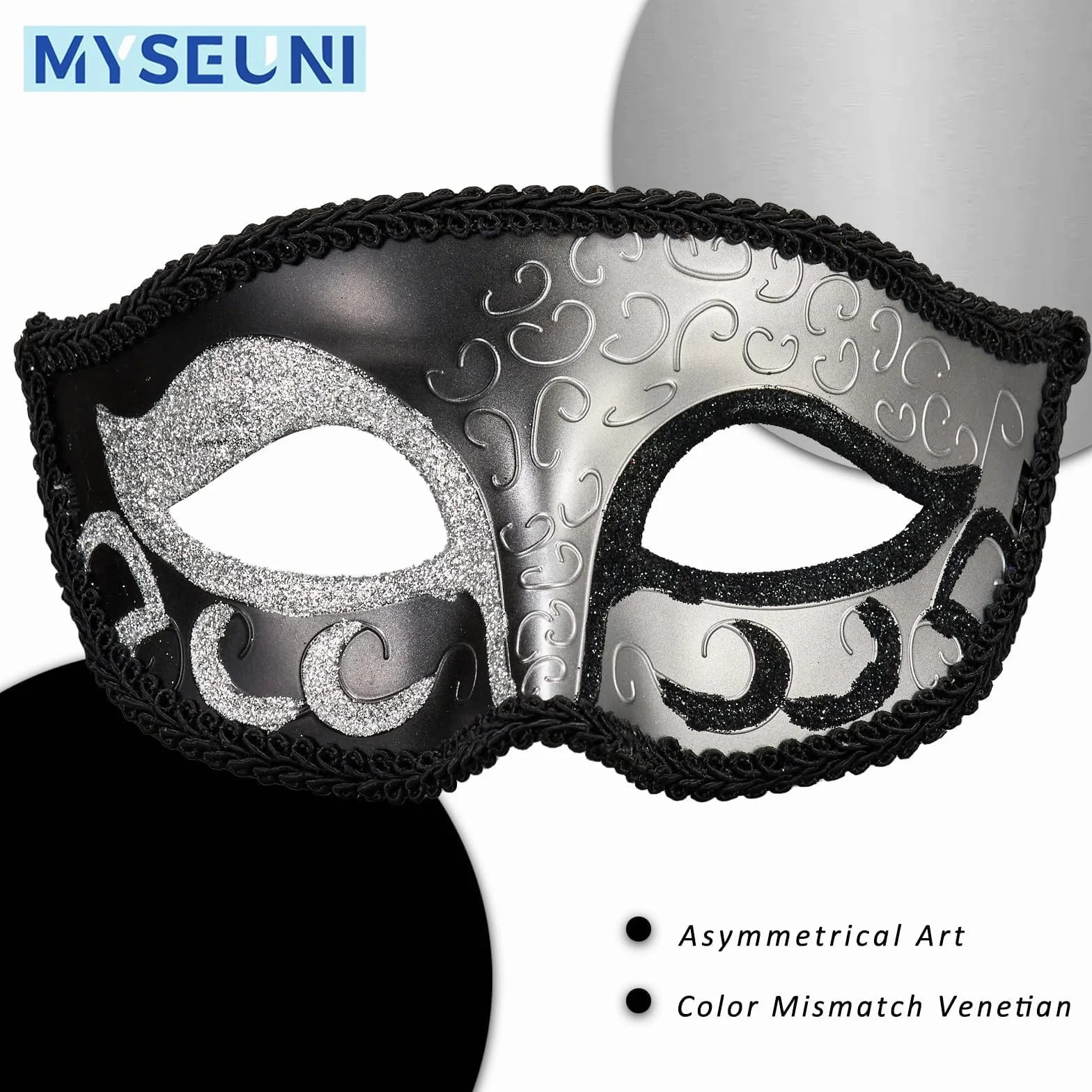 MYSEUNI Mardi Gras, maskarada, maskarada, maskarada, maskarada, maskarada, maskarada, męska maska na bal maskowy, maska