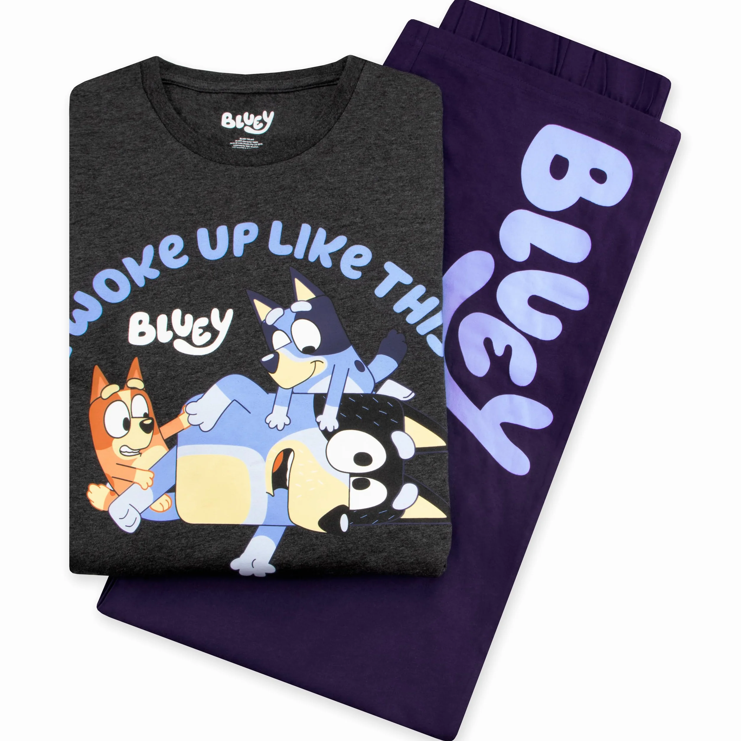 Bluey Piżama | Bingo Męski Zestaw Piżamowy | Wesoła Piżama Dla Mężczyzn