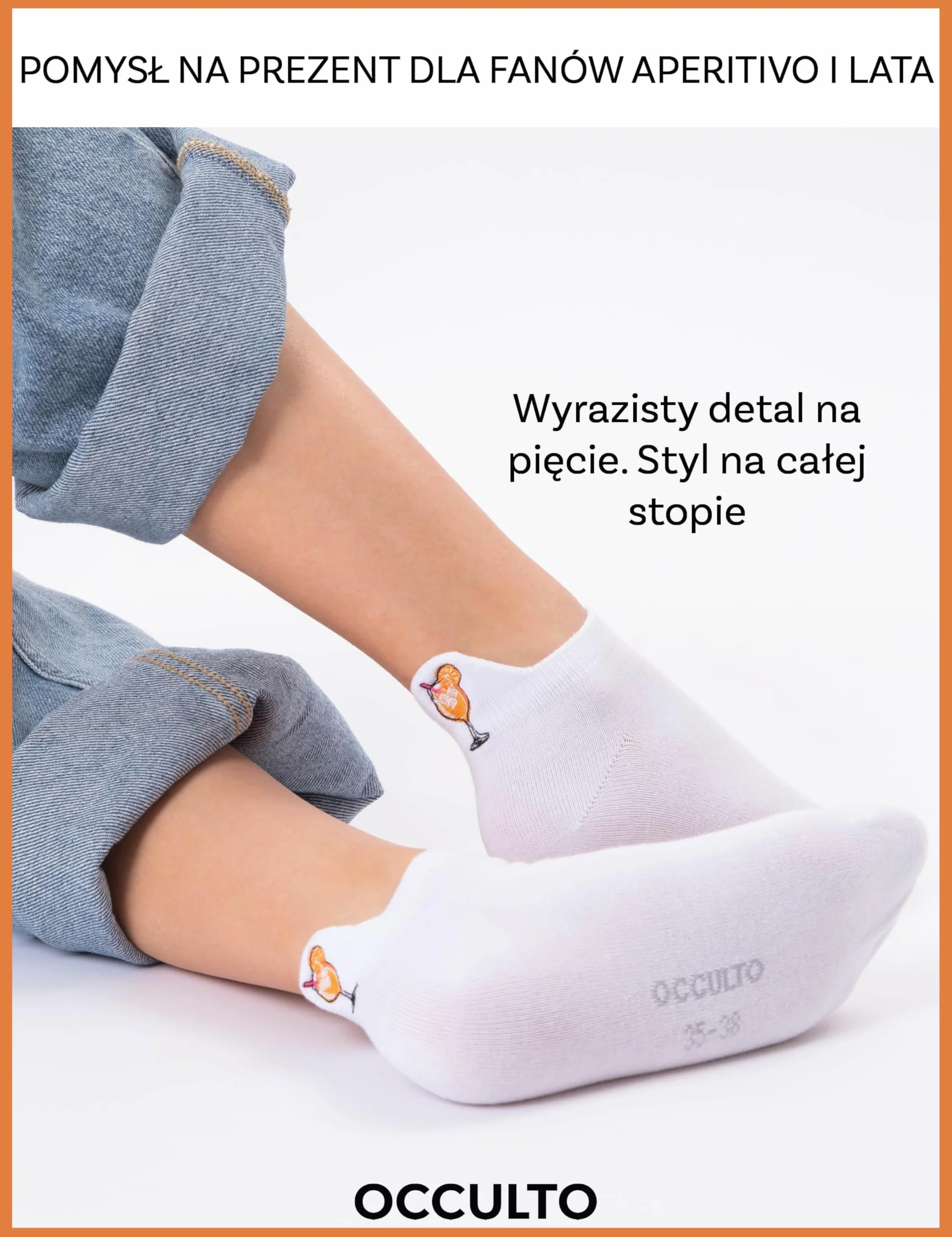 Occulto Krótkie Skarpety Motyw Damski & Męskie 3-6 pak (model: Luca)