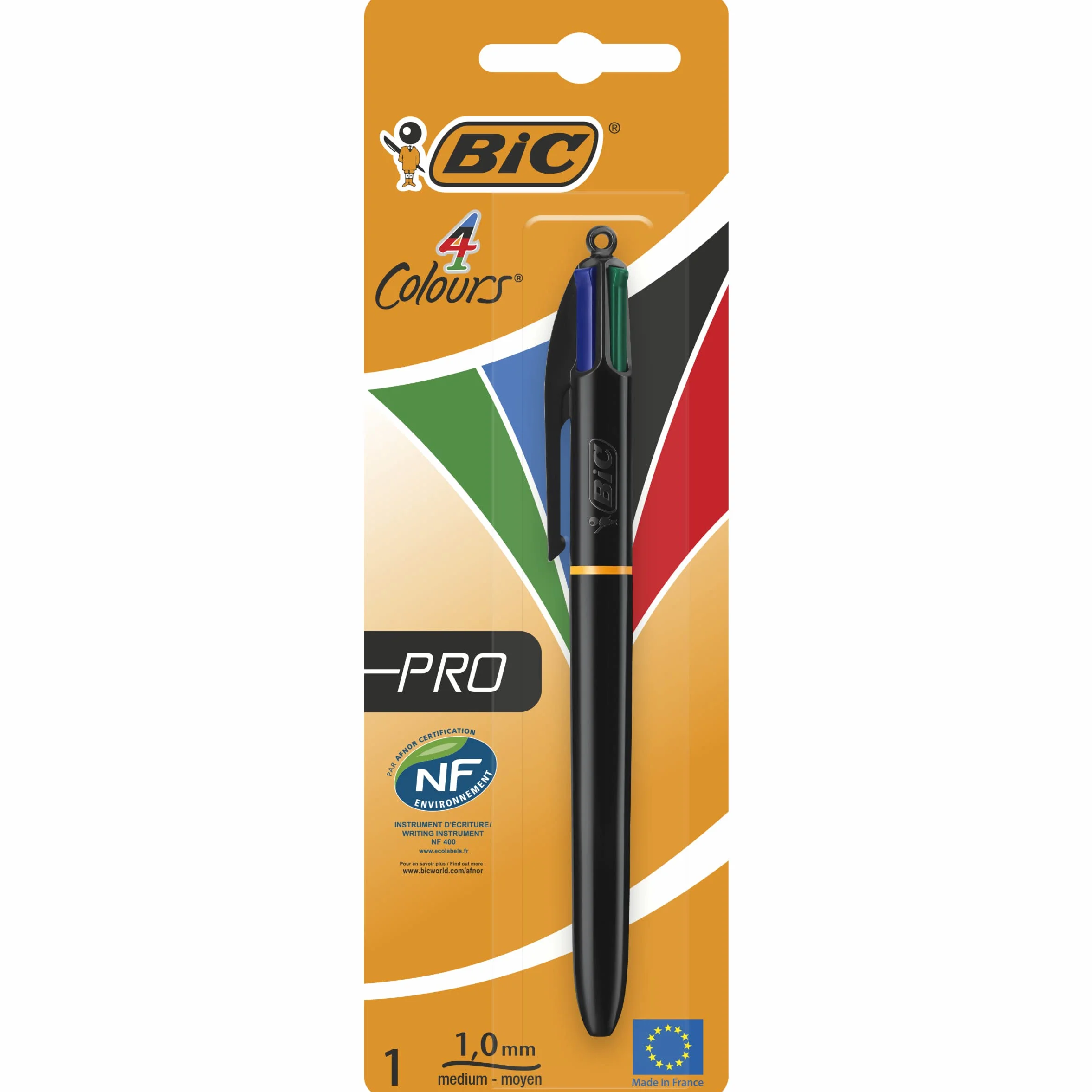 BIC 4 Colours PRO Długopis mix AST Blister 1szt