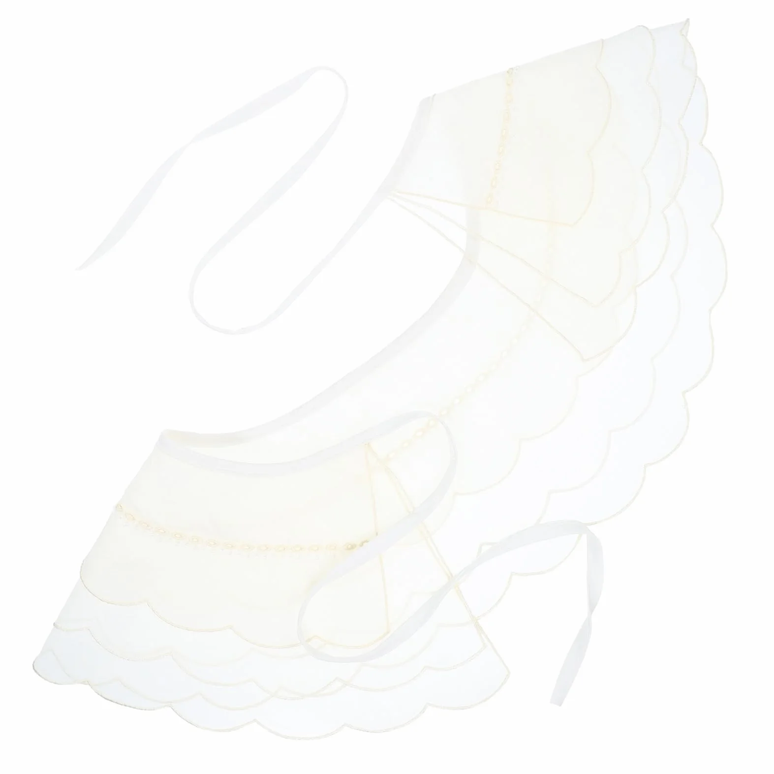 Beaupretty Kołnierzyk Z Koronki Fałszywy Kołnierzyk Dla Dziewcząt Fałszywy Kołnierzyk Odpinany Fałszywy Kołnierzyk Półkołnierzyk Bluzki Odpinany Kołnierzyk Koszula Kołnierzyk Wkładany