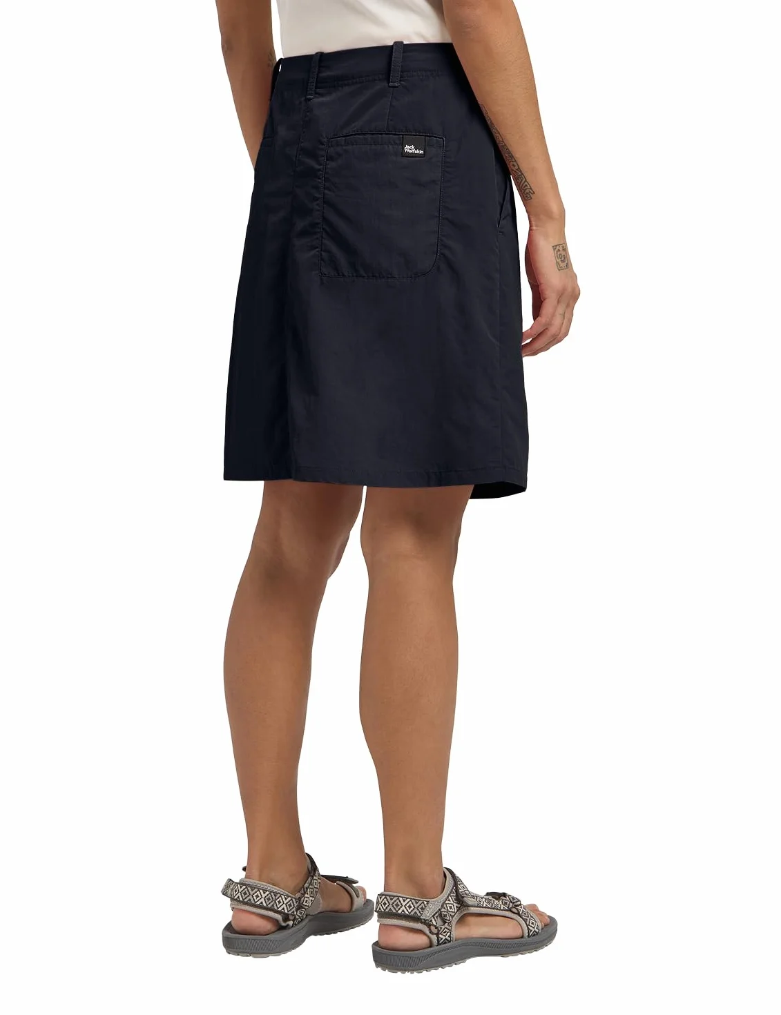 Jack Wolfskin Tihama Skort W Spódnica damska, Ciemnogranatowy, 36