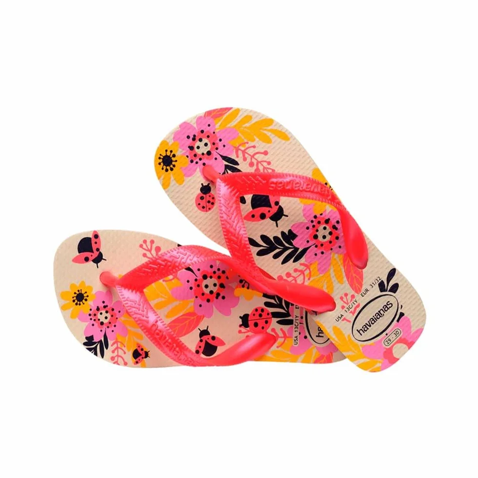 Havaianas KIDS FLORES - japonki. dziewczynki.