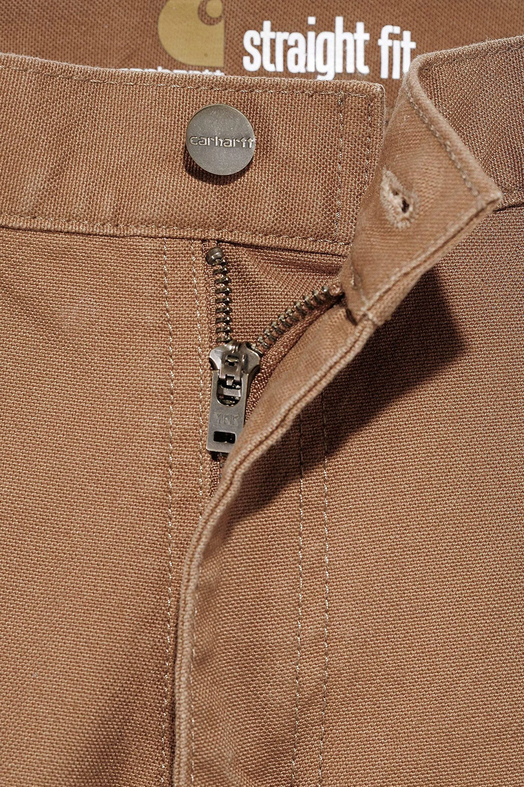 Carhartt Spodnie robocze Mężczyźni Carhartt Spodnie ogrodniczki o prostym kroju ze stretchem (1 w zestawie)