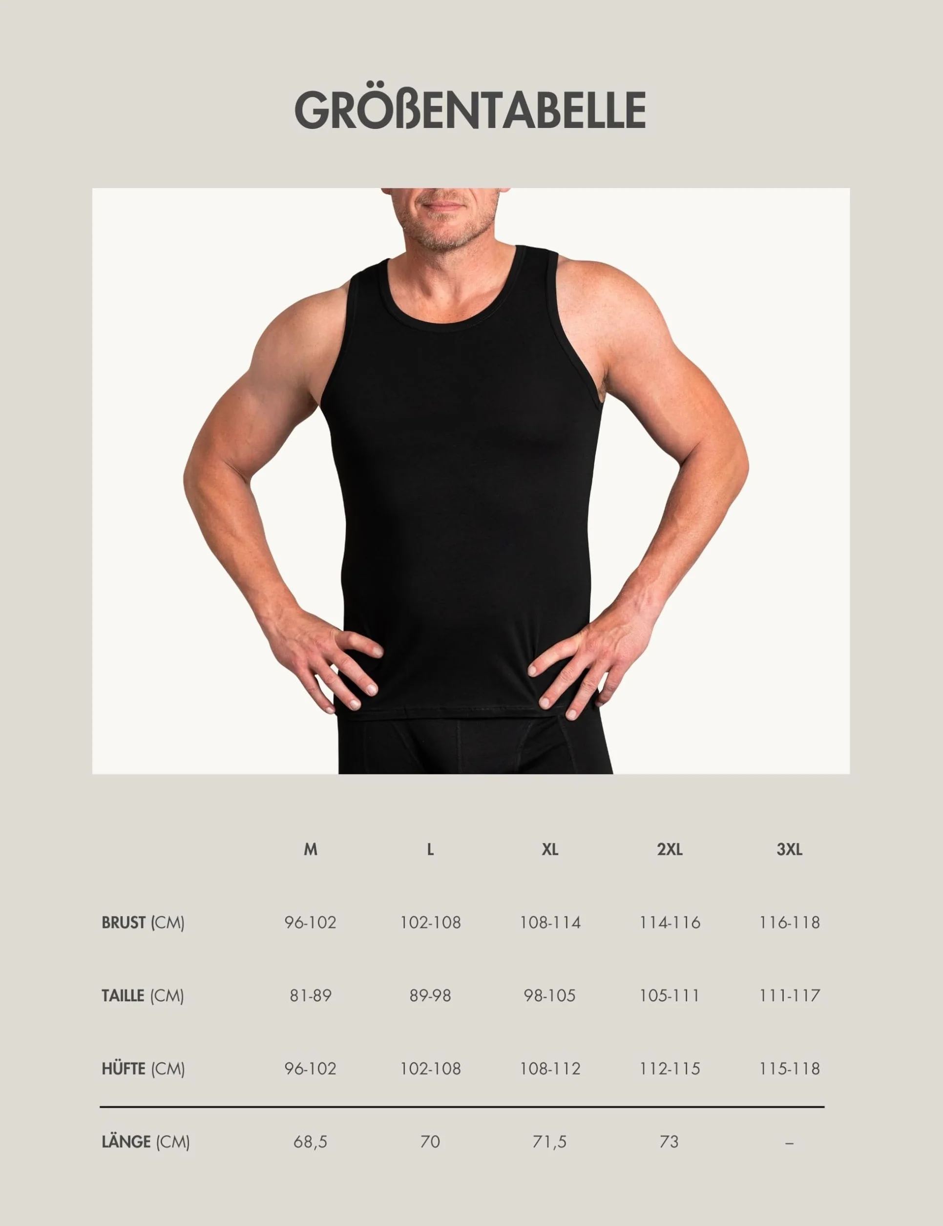 Basic Treasure 2-pak podkoszulek męski, tank top męski, bardzo miękki bambus bawełna, podkoszulki męskie czarne lub białe, czarny, L