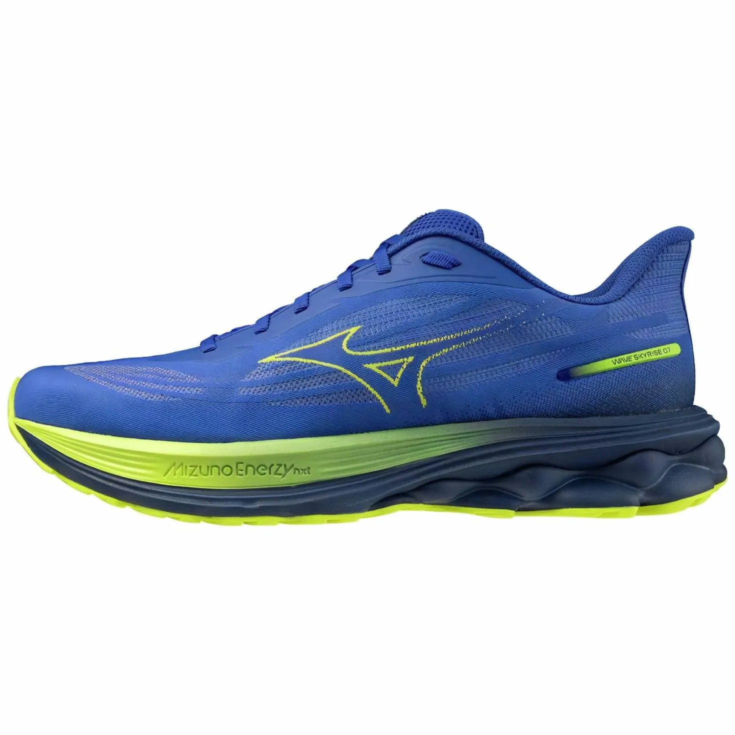 Mizuno Wave Skyrise 7 męskie buty do biegania, olśniewający niebieski/żółty (Fortune Yellow/Estate Blue)