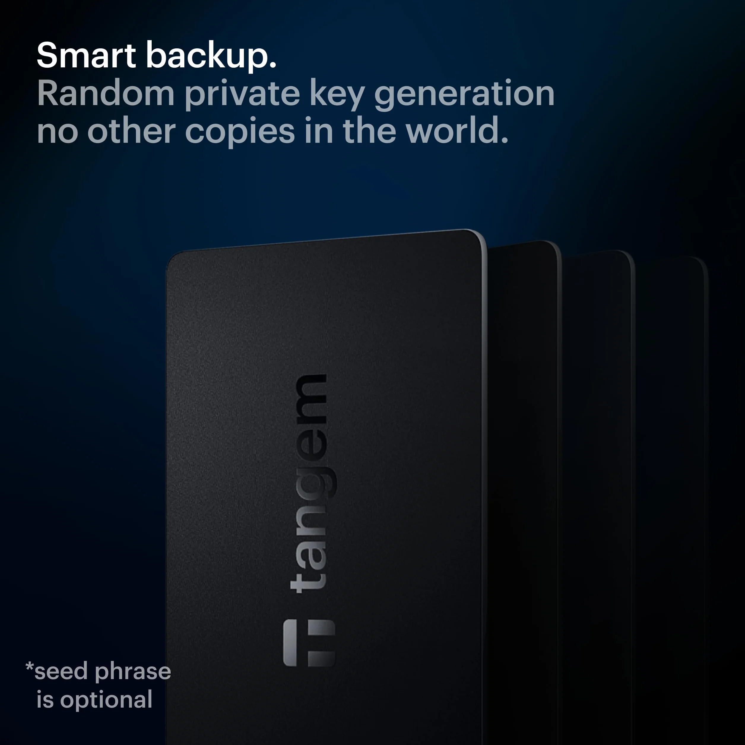 TANGEM Wallet 2.0 - Secure Crypto 3 Card Set Black (TG128X3-B)