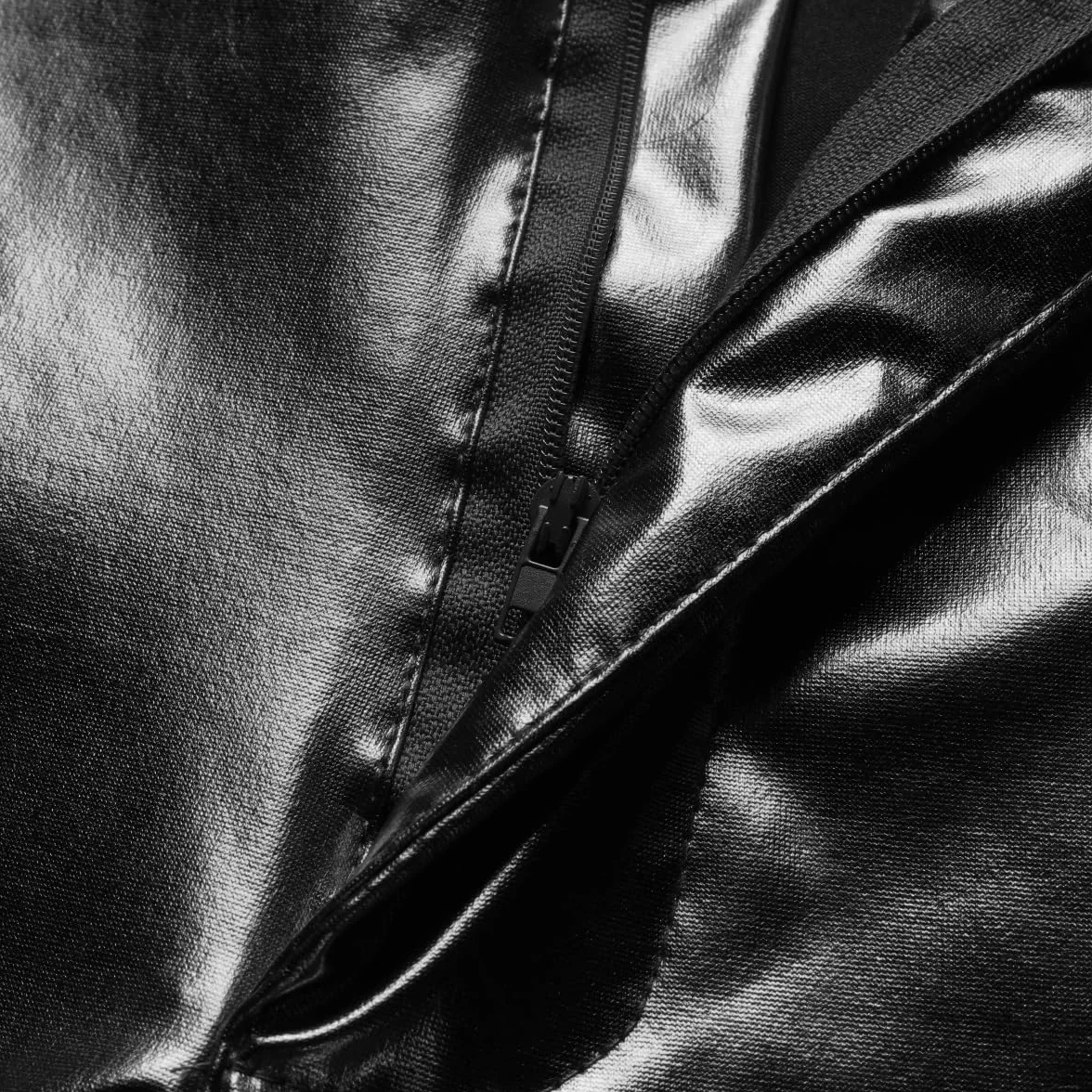 Allthemen Męskie błyszczące 2-częściowe garnitury slim fit 1 guzik smoking garnitury codzienna kurtka spodnie na wesele