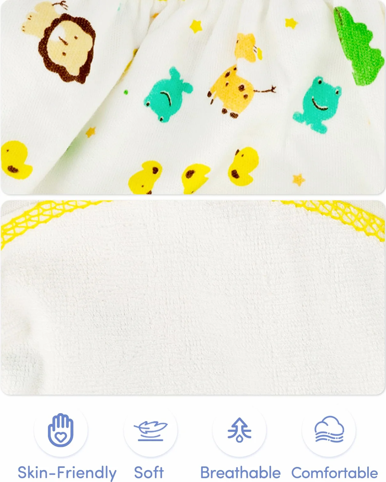 Domee Dziecięce spodnie treningowe, bawełniane, spodnie treningowe, pieluchy, 6 sztuk