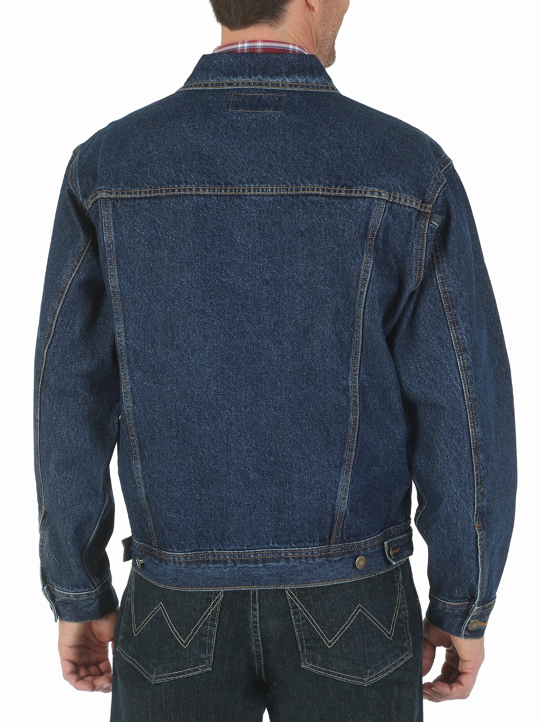 Wrangler Kurtka dżinsowa Big & Tall bez podszewki Mężczyźni Rjk30ant