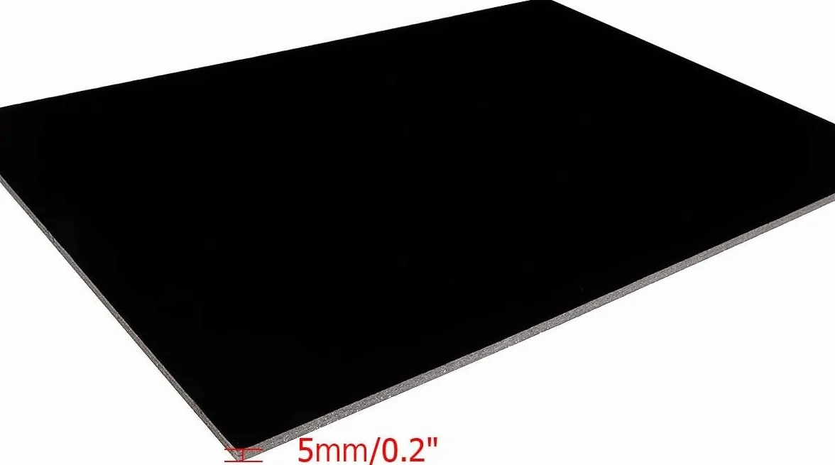 16 sztuk płyt piankowych A3, czarne, 420 x 297 x 5 mm, czarne płyty piankowe A3, płyty piankowe, płyta rdzeniowa z pianki polistyrenowej, do reklamy, prezentacji, projektów rzemieślniczych i
